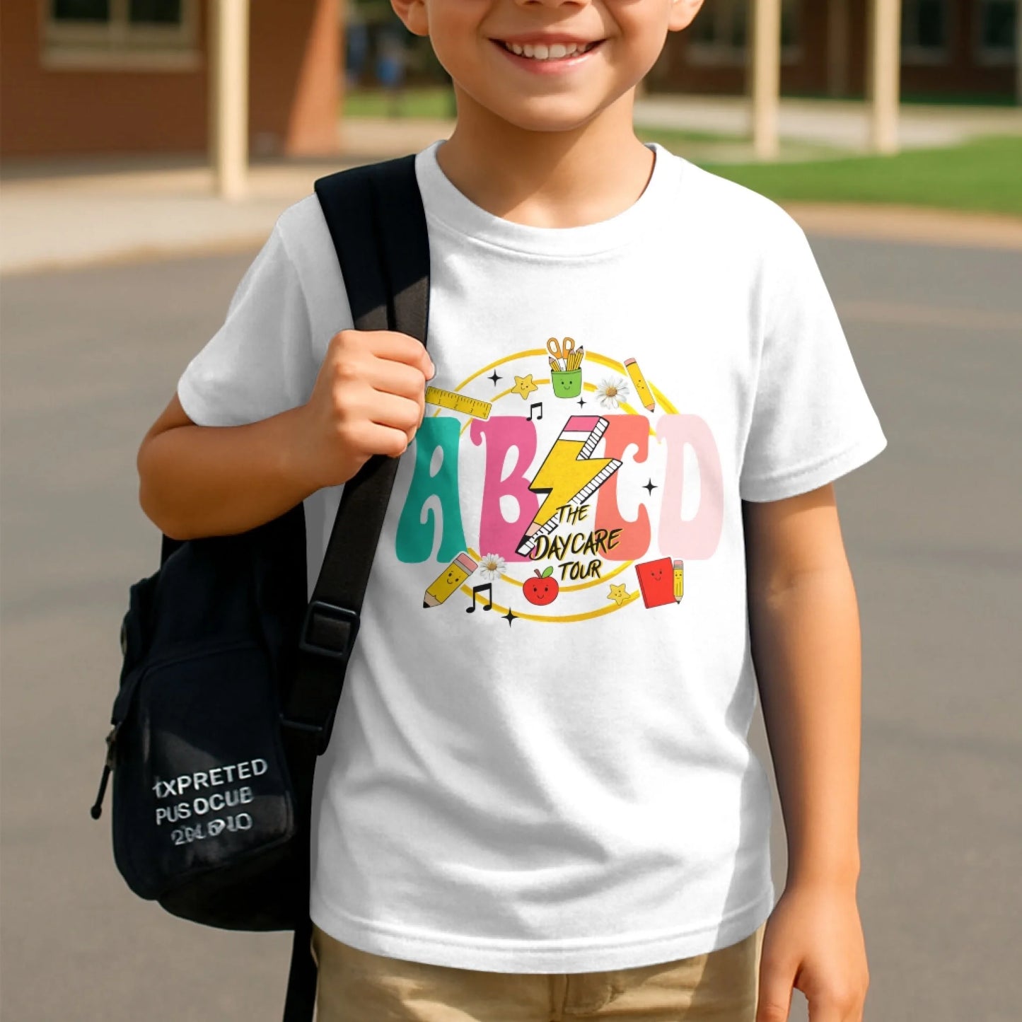ABCD Daycare Tour Shirt – Back to School, Let’s Rock & Learn! - Custom Choo