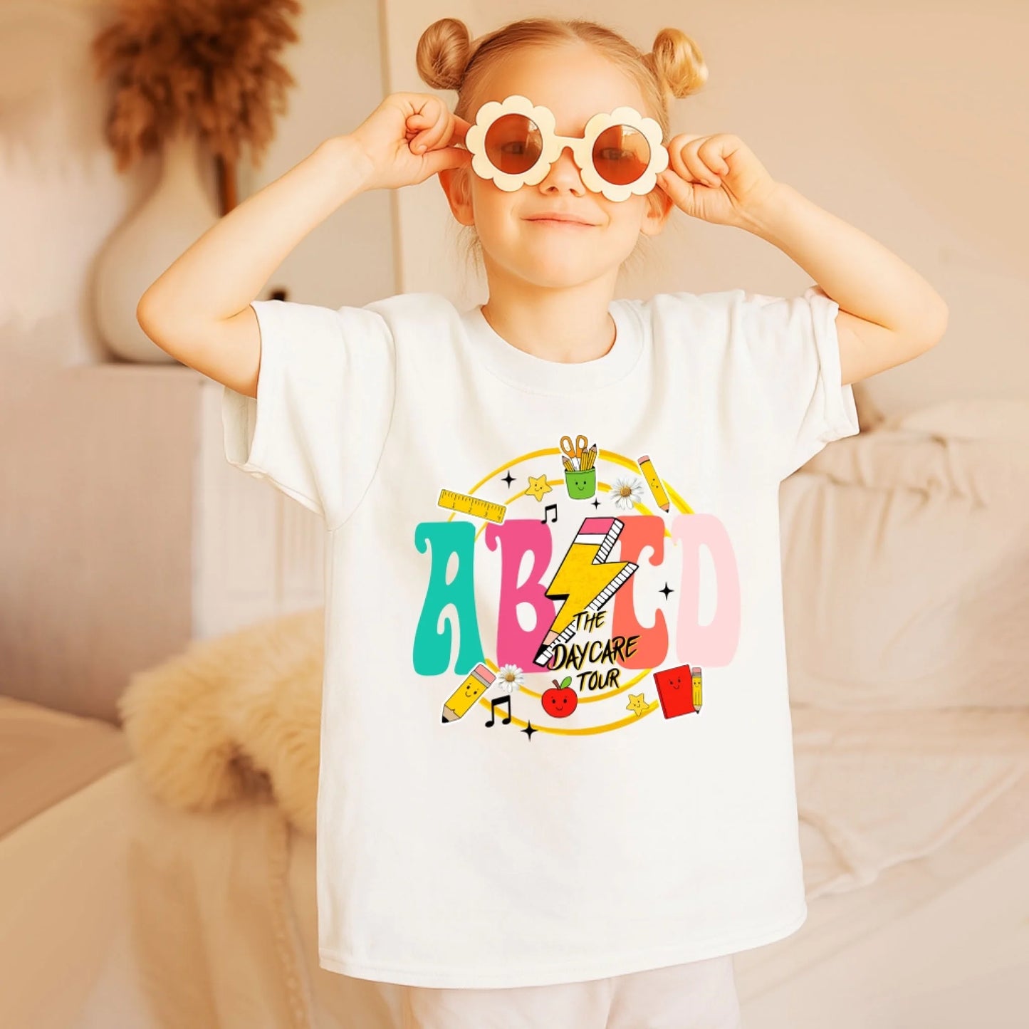 ABCD Daycare Tour Shirt – Back to School, Let’s Rock & Learn! - Custom Choo
