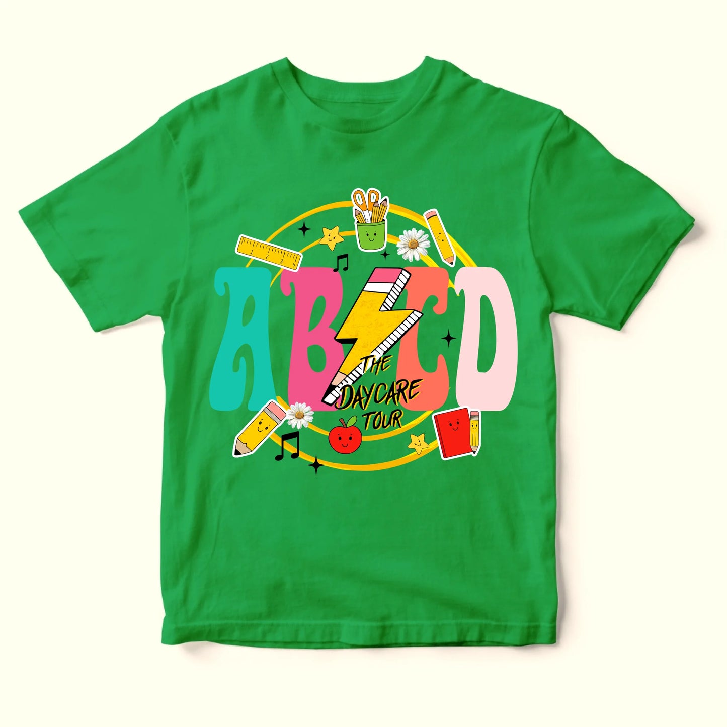 ABCD Daycare Tour Shirt – Back to School, Let’s Rock & Learn! - Custom Choo