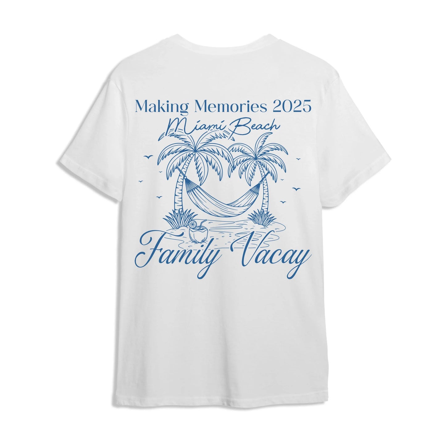 Making Memories Miami Beach - Personalized Name T-Shirt - Custom Choo