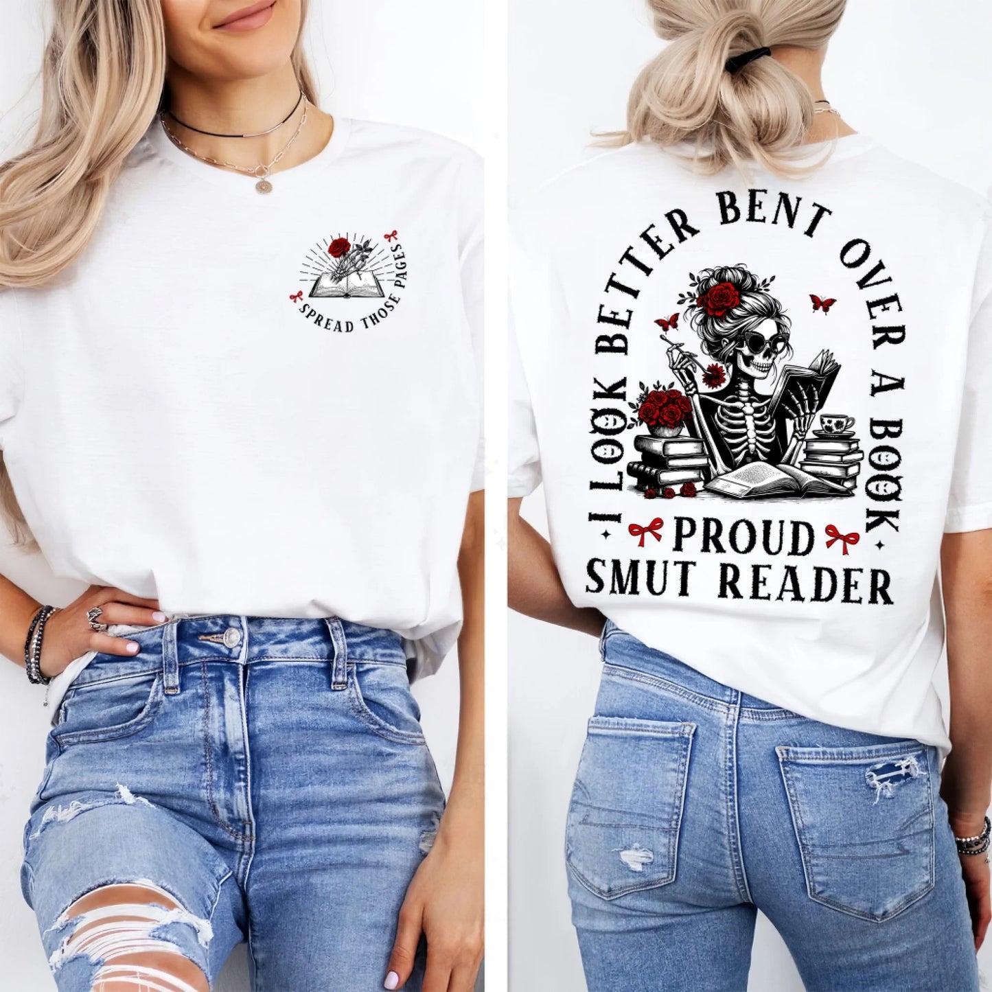 Pround Smut Reader - Spread Those Pages T-Shirt (Copy) - Custom Choo
