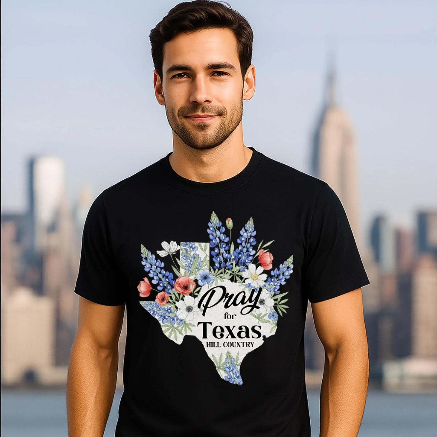 Pray For Texas Hill Country T-Shirt - Custom Choo