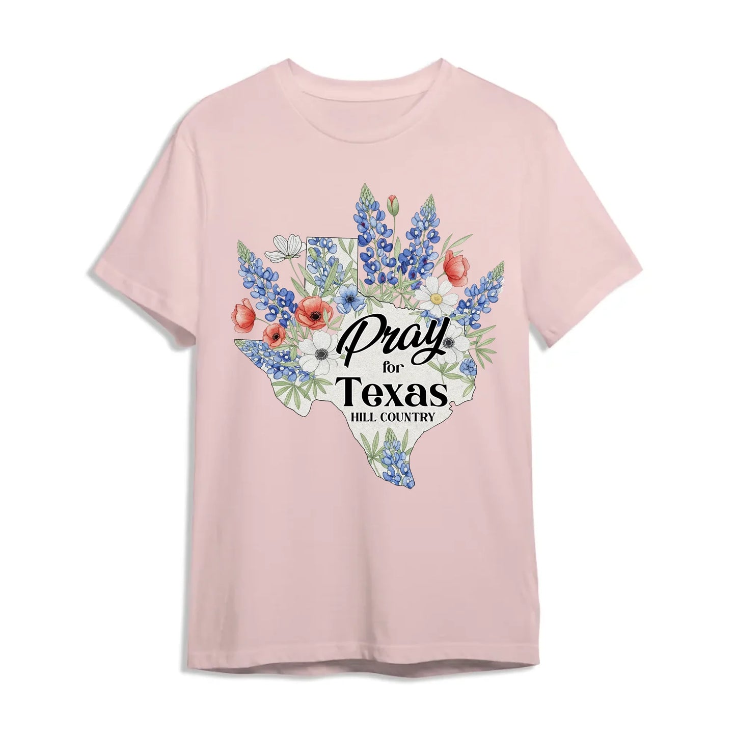 Pray For Texas Hill Country T-Shirt - Custom Choo