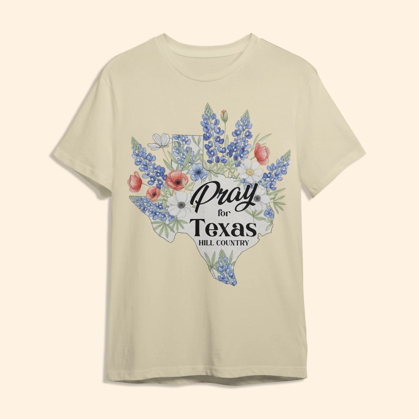Pray For Texas Hill Country T-Shirt - Custom Choo