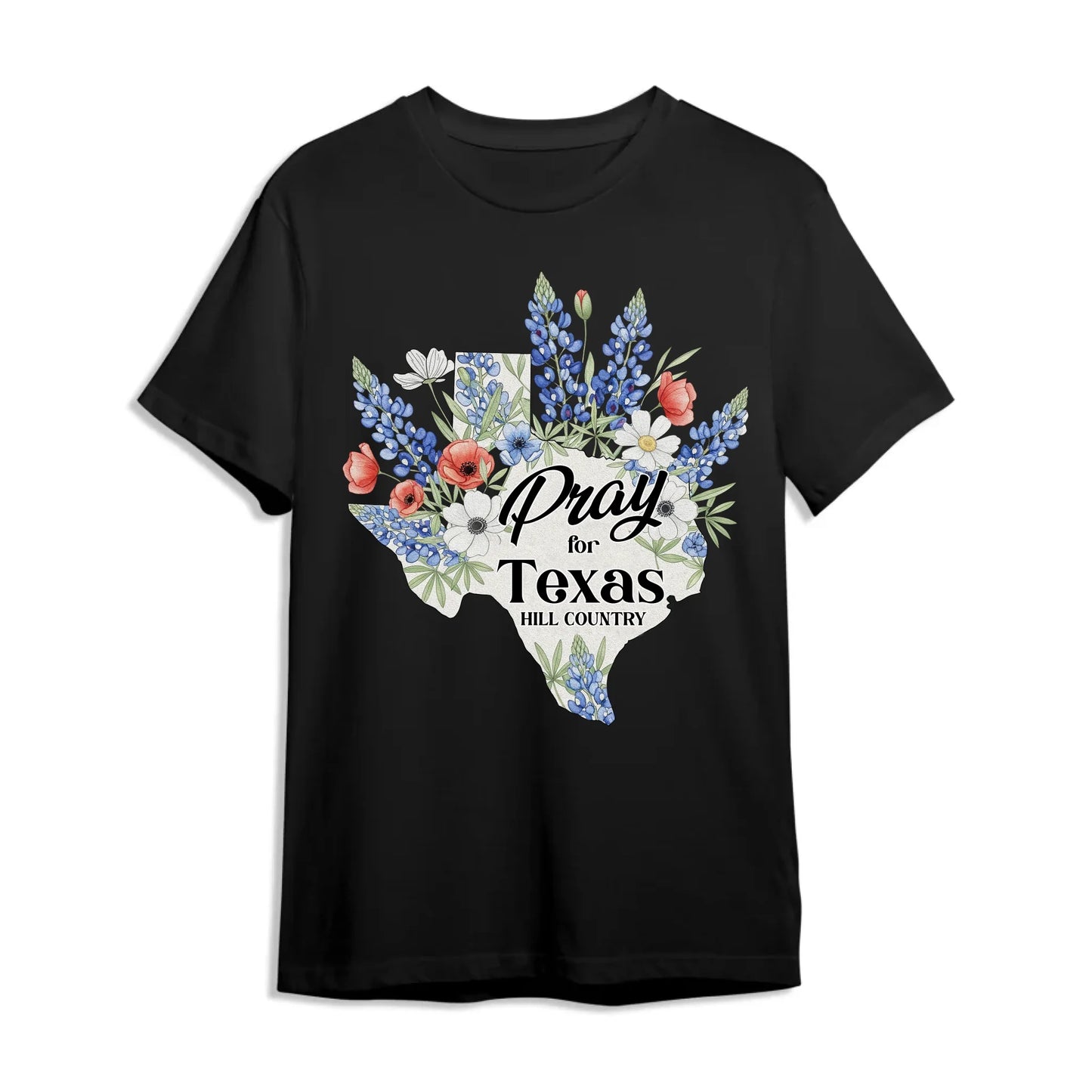 Pray For Texas Hill Country T-Shirt - Custom Choo