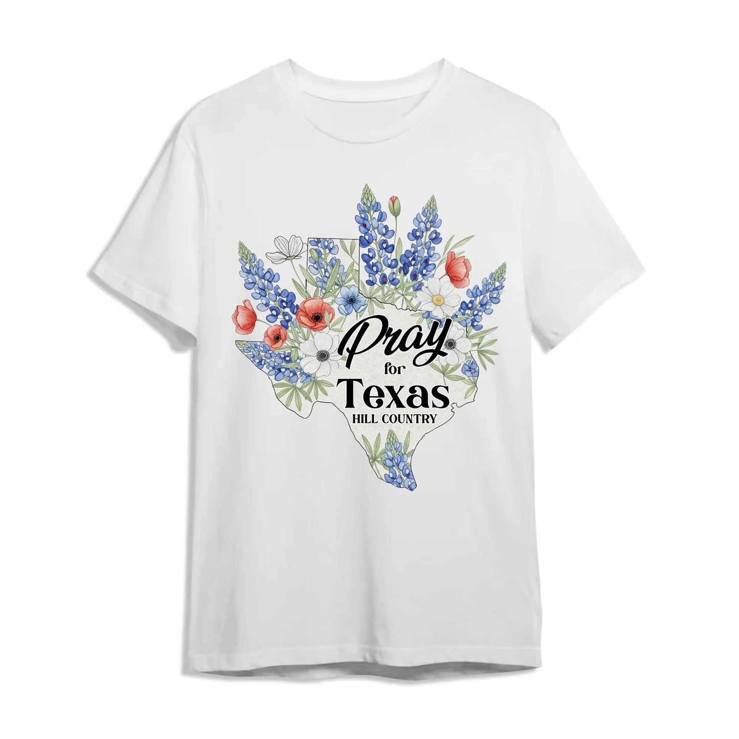 Pray For Texas Hill Country T-Shirt - Custom Choo