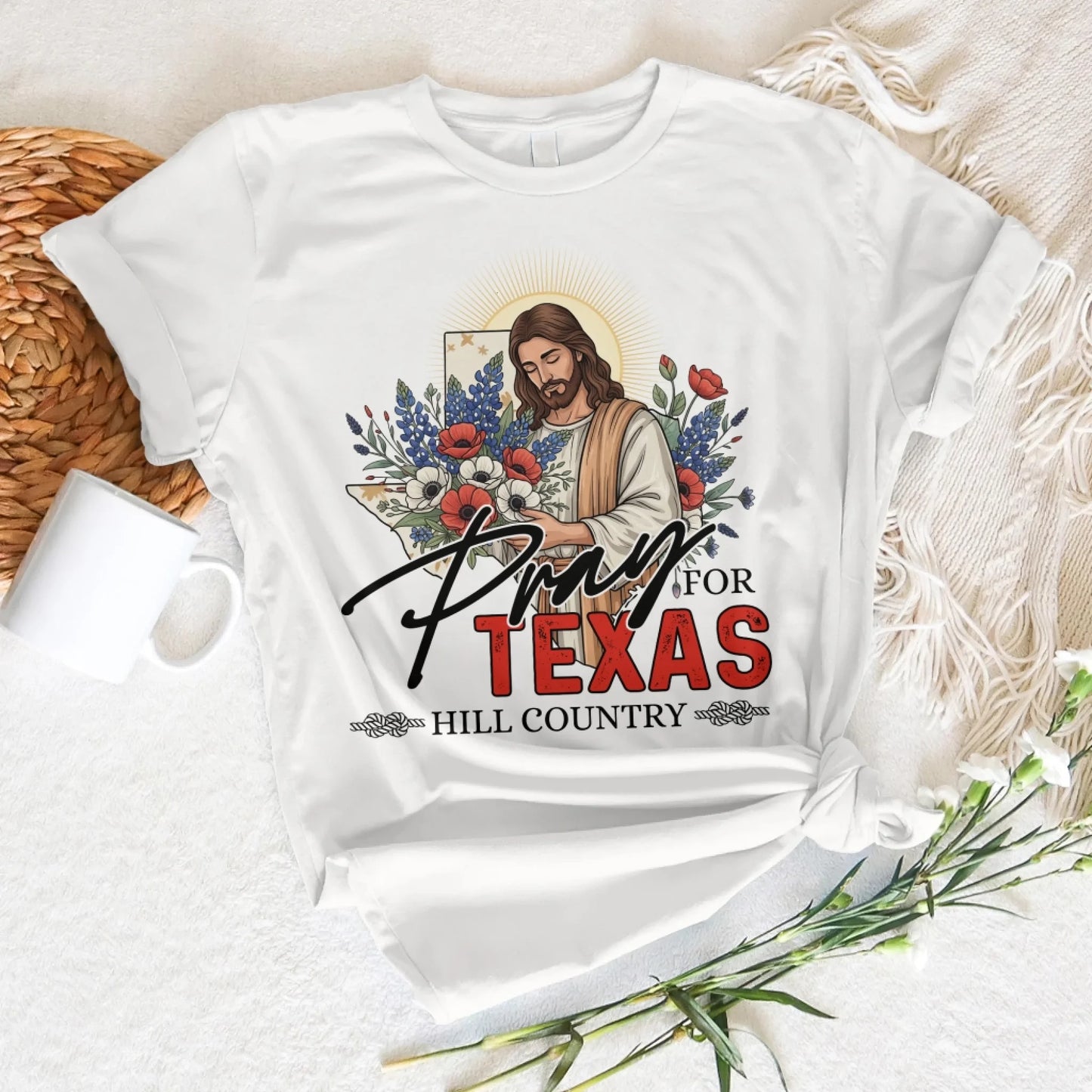 Pray for Texas – God Bless Texas T-Shirt - Custom Choo