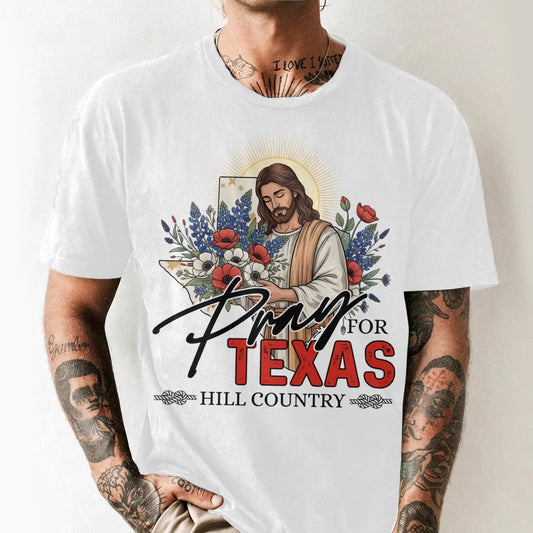 Pray for Texas – God Bless Texas T-Shirt, Custom Choo