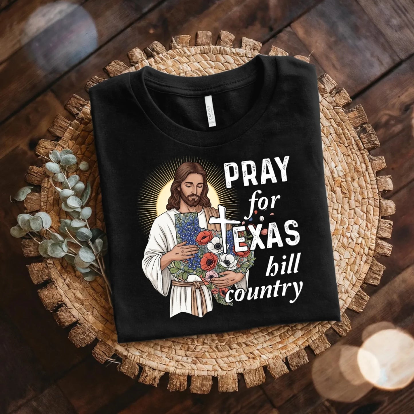 God Bless Texas Stay Safe and Strong - Pray for Texas T-Shirt - Custom Choo