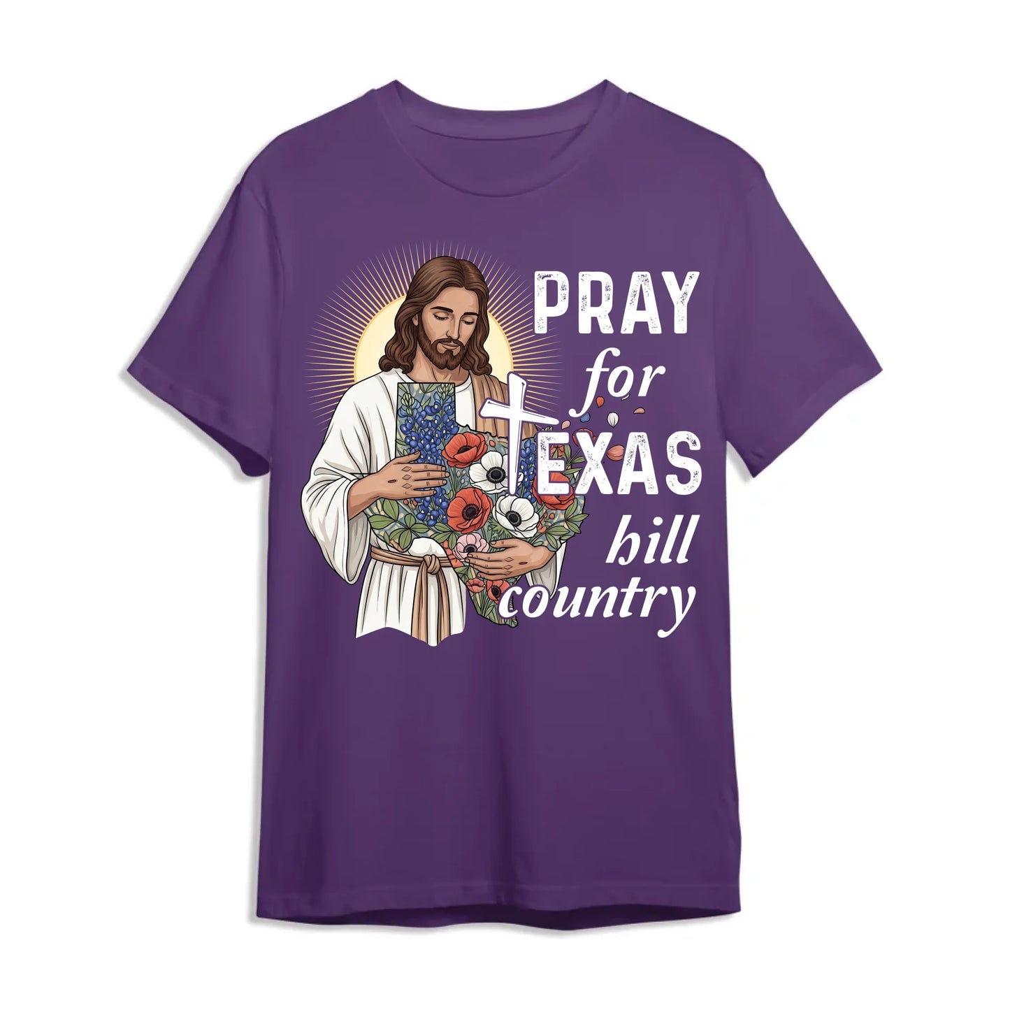 God Bless Texas Stay Safe and Strong - Pray for Texas T-Shirt - Custom Choo