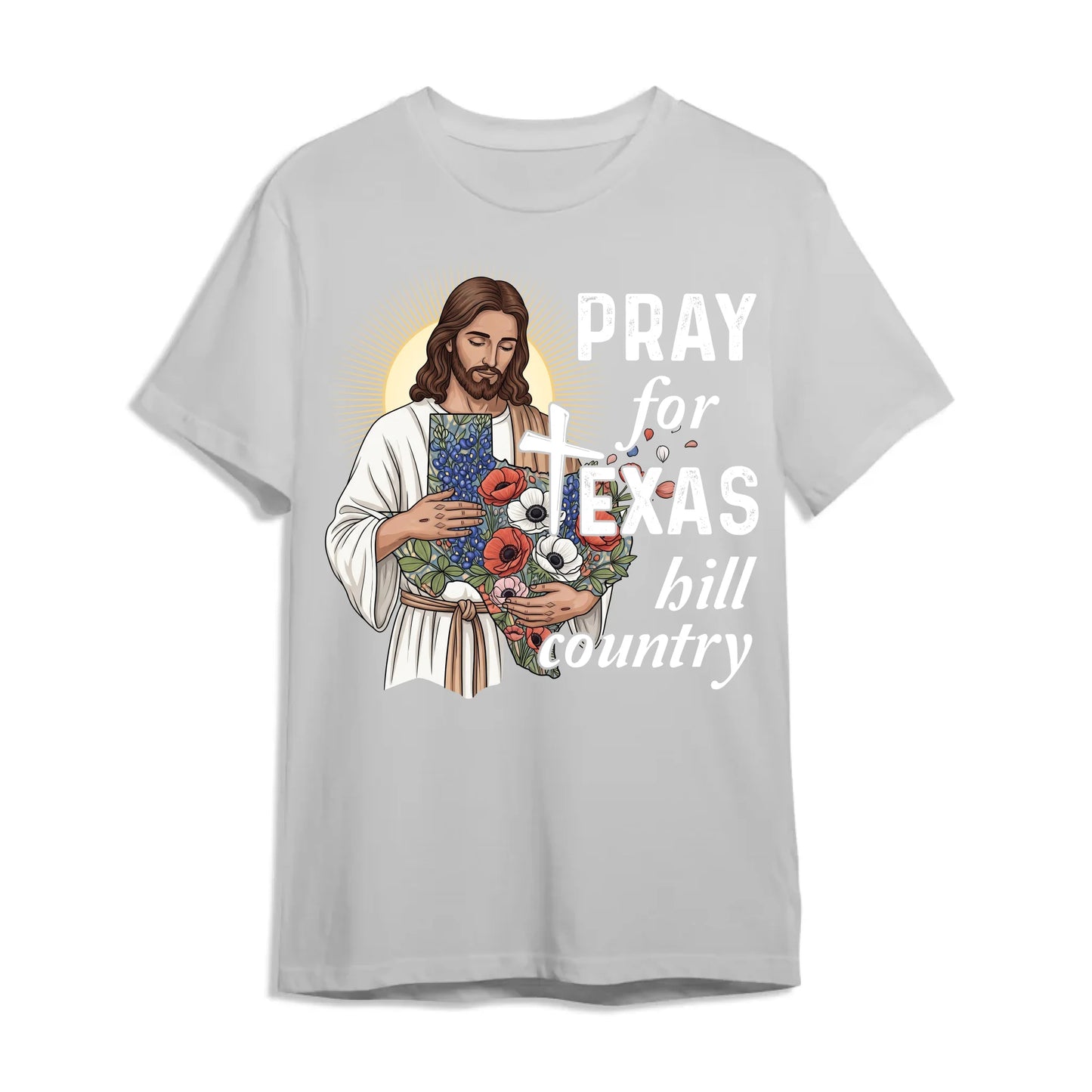 God Bless Texas Stay Safe and Strong - Pray for Texas T-Shirt - Custom Choo