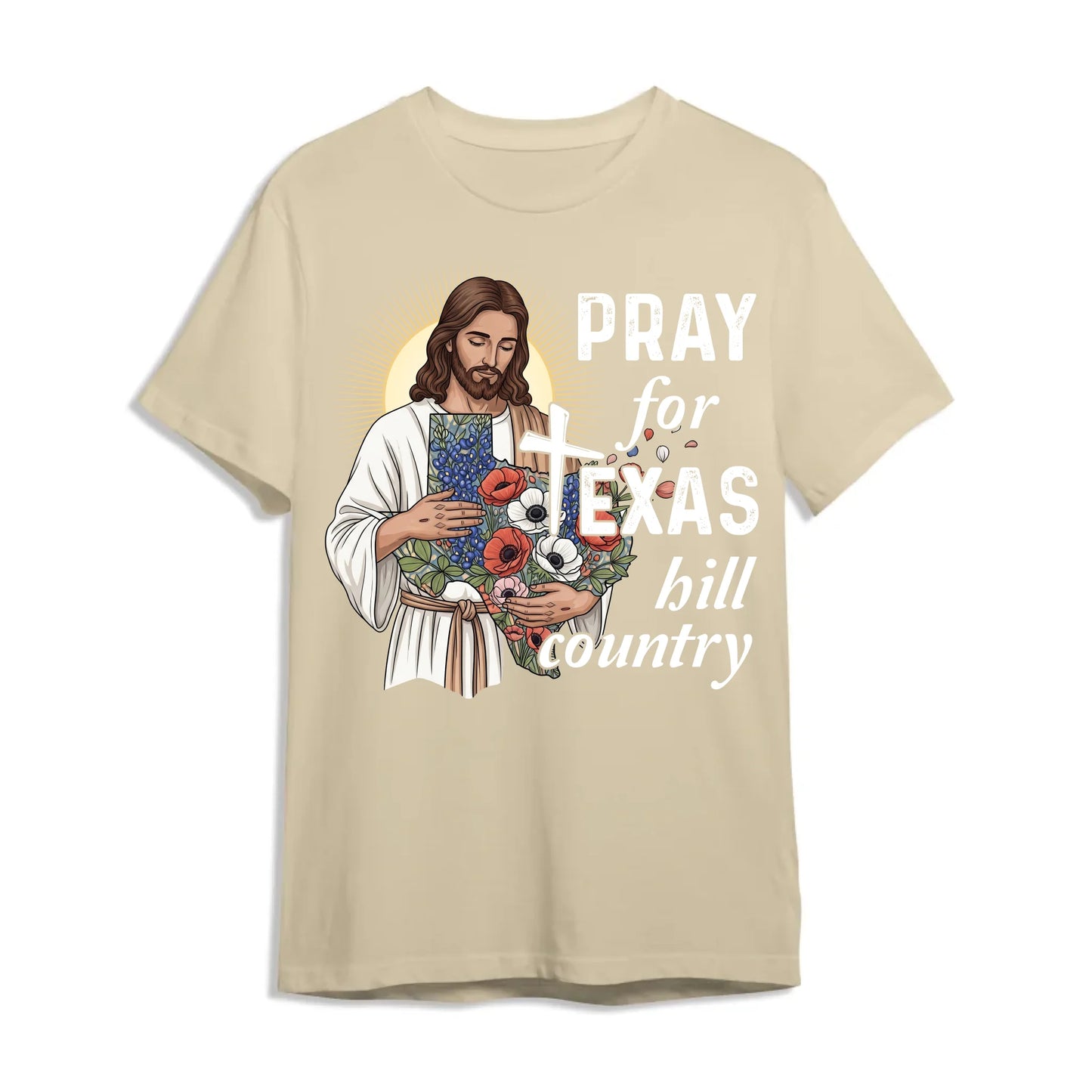 God Bless Texas Stay Safe and Strong - Pray for Texas T-Shirt - Custom Choo