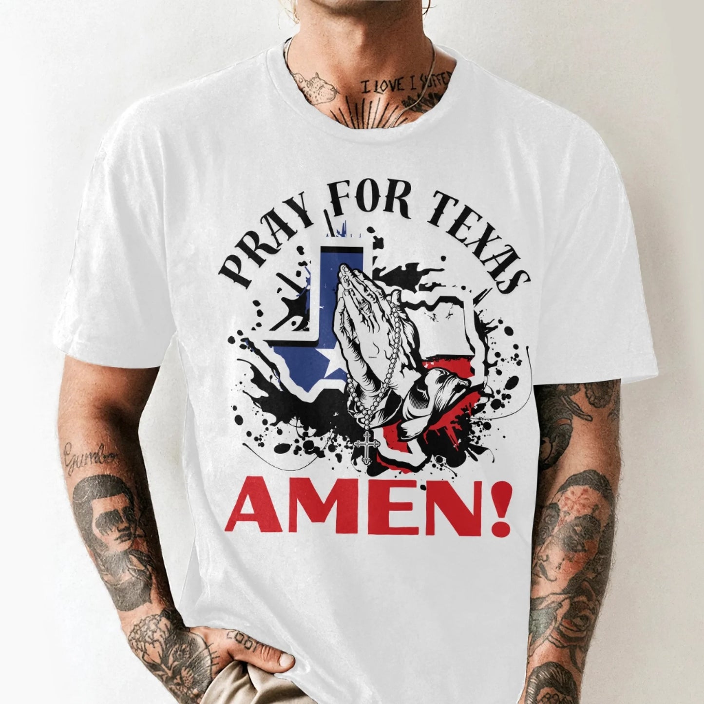 PRAY FOR TEXAS - AMEN, PRAY FOR TEXAS T-SHIRT - Custom Choo