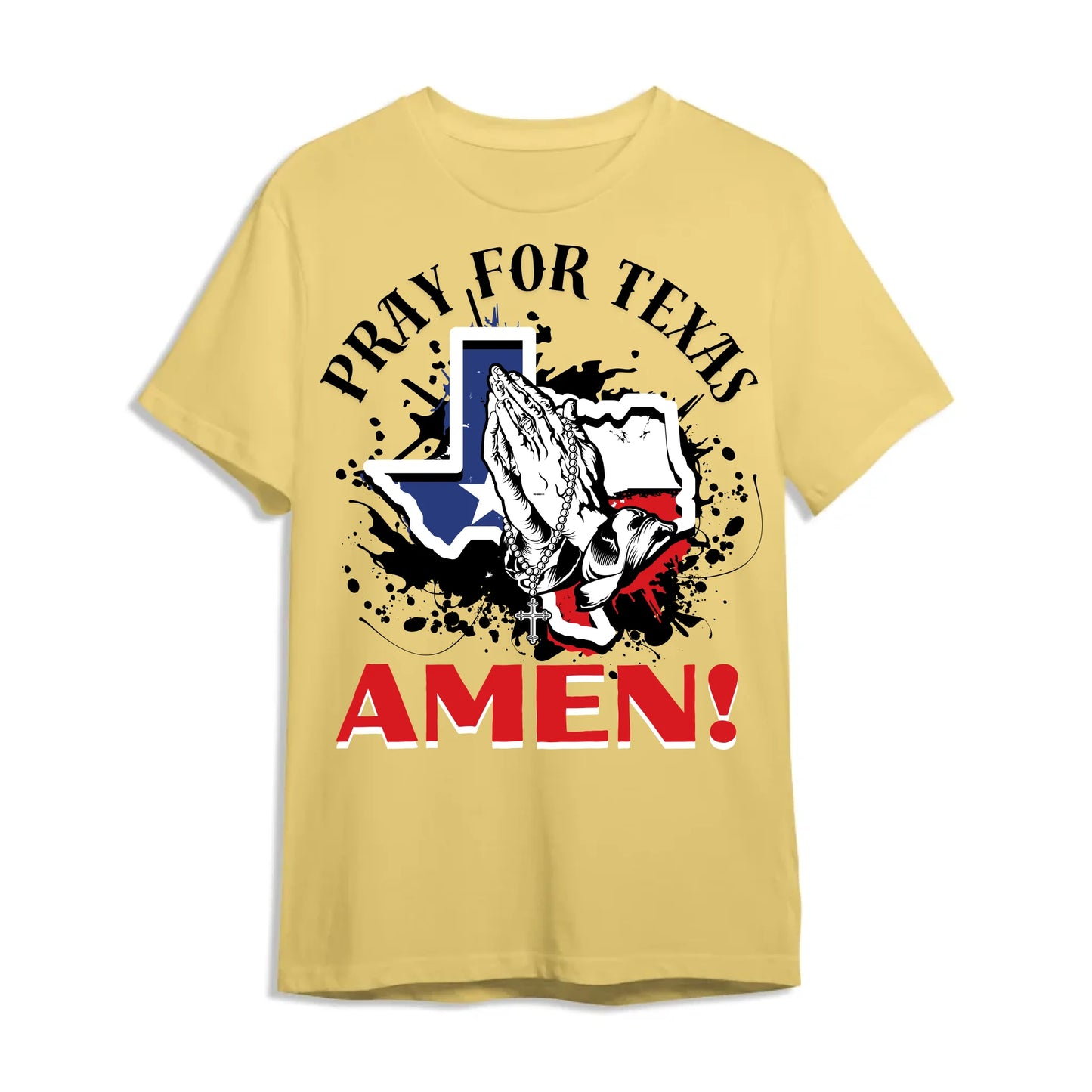 PRAY FOR TEXAS - AMEN, PRAY FOR TEXAS T-SHIRT - Custom Choo