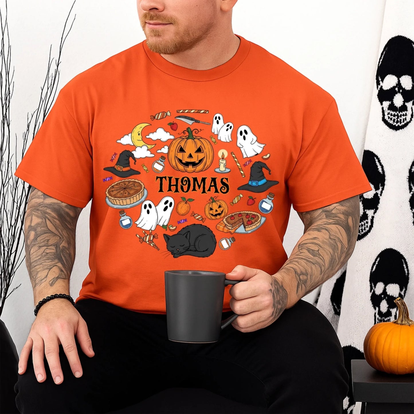 Matching Halloween Shirts – Custom Names for Your Family - Custom Choo