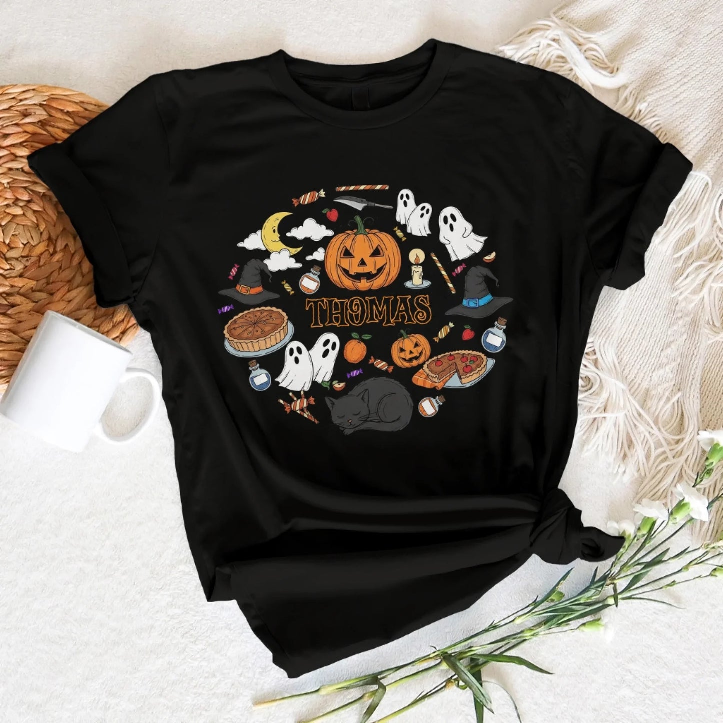Matching Halloween Shirts – Custom Names for Your Family - Custom Choo