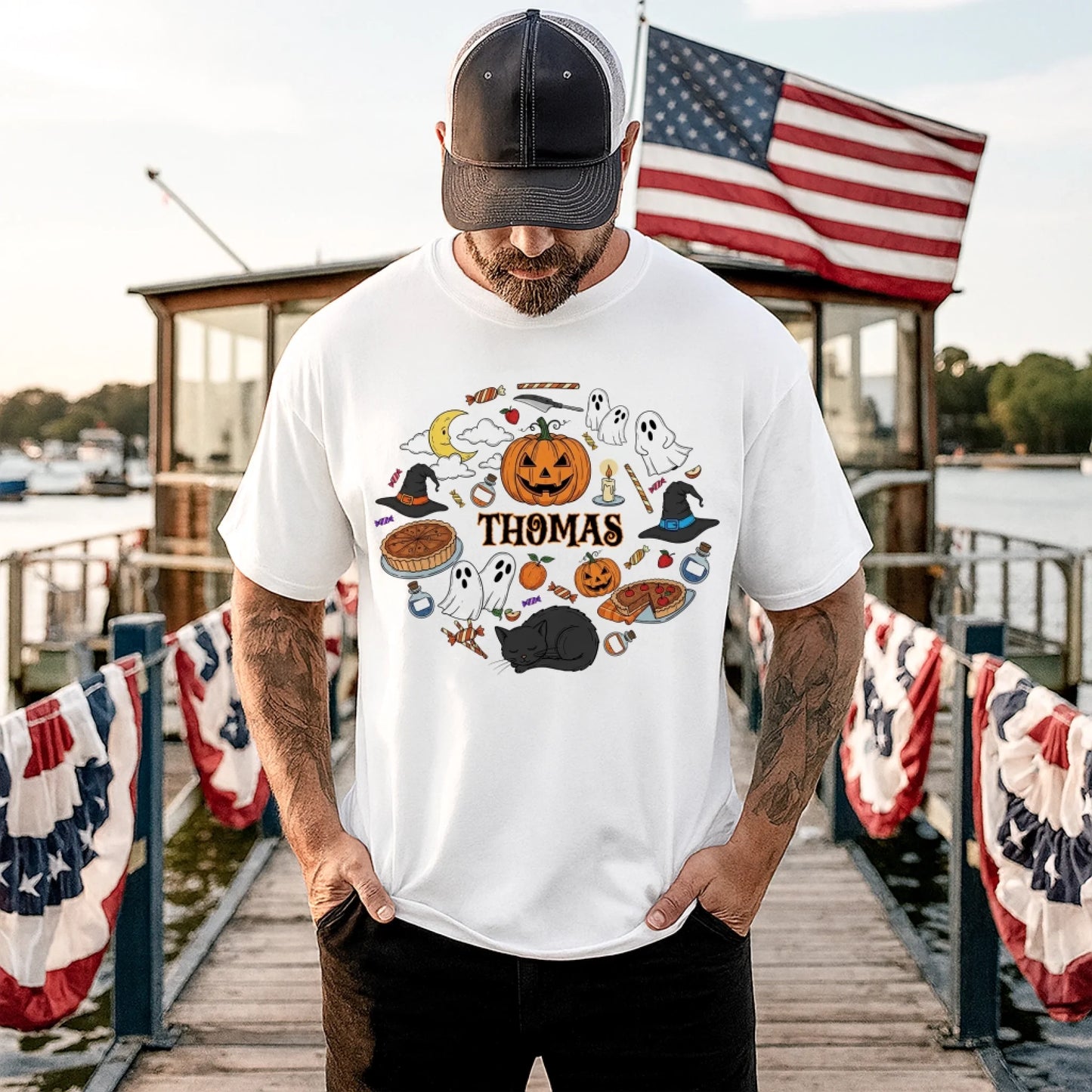 Matching Halloween Shirts – Custom Names for Your Family - Custom Choo