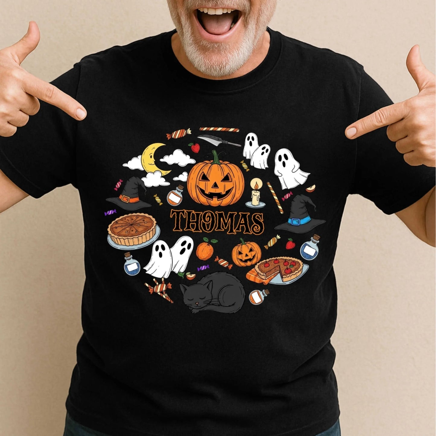 Matching Halloween Shirts – Custom Names for Your Family - Custom Choo