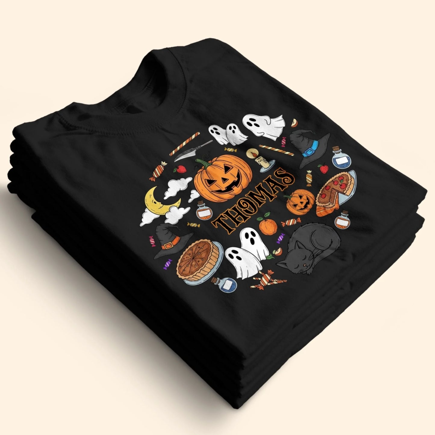 Matching Halloween Shirts – Custom Names for Your Family - Custom Choo
