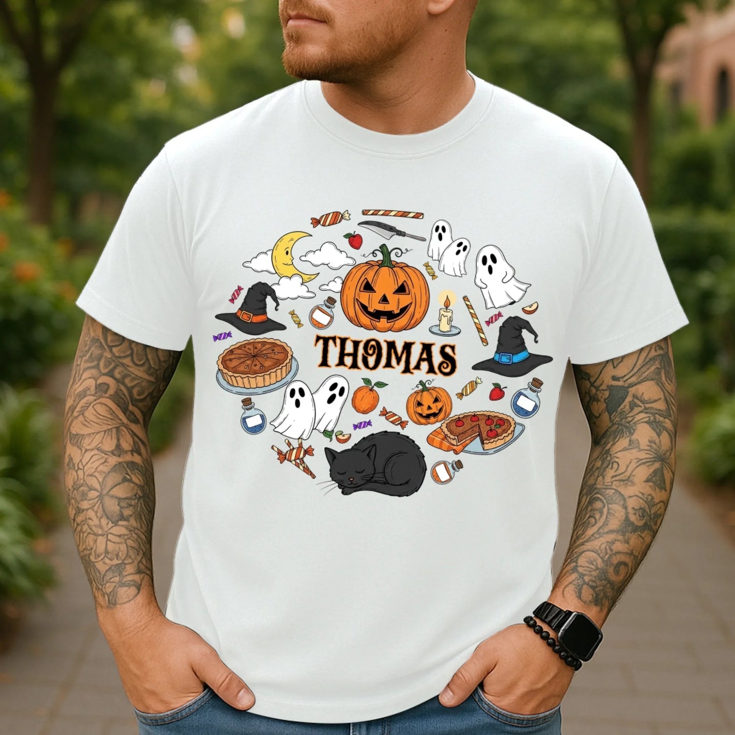 Matching Halloween Shirts – Custom Names for Your Family - Custom Choo