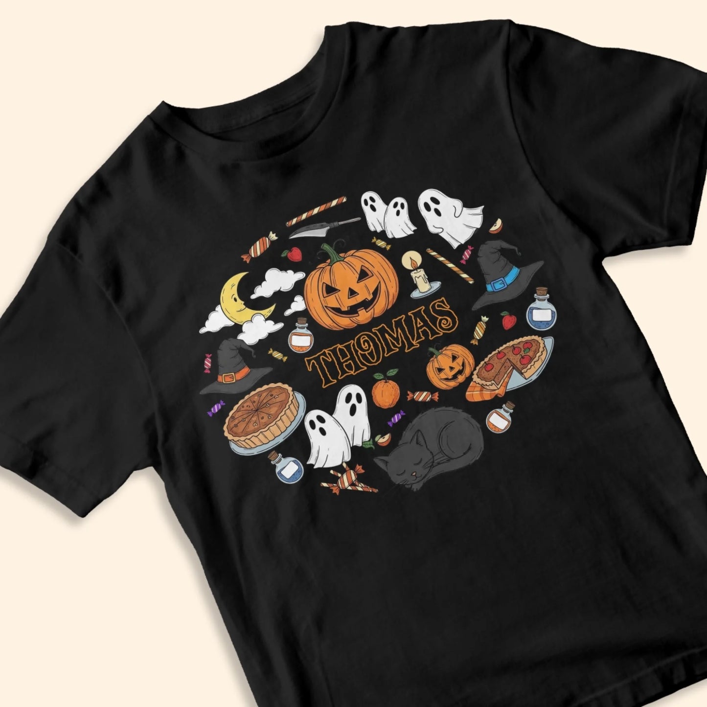 Matching Halloween Shirts – Custom Names for Your Family - Custom Choo