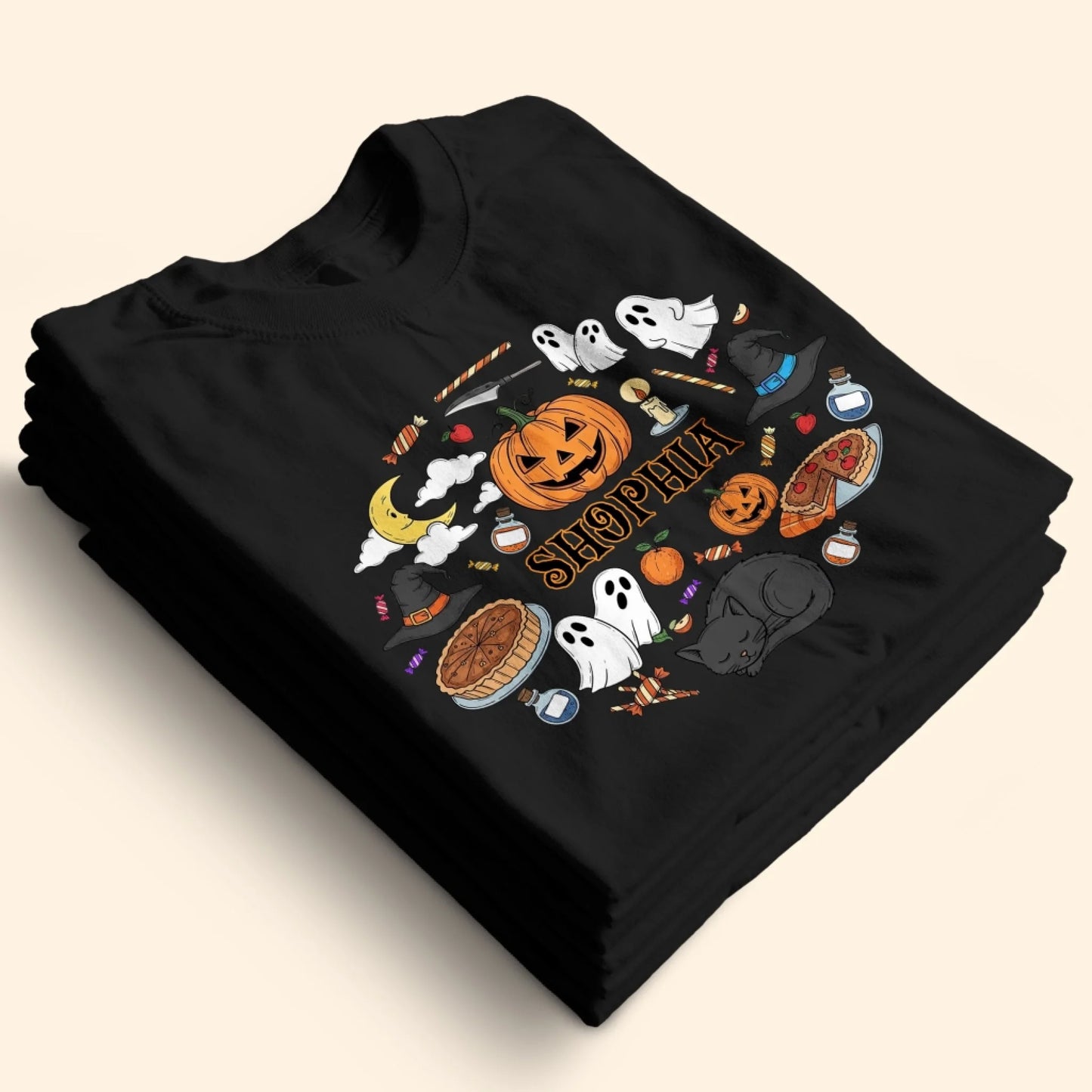 Matching Halloween Shirts – Custom Names for Your Family - Custom Choo