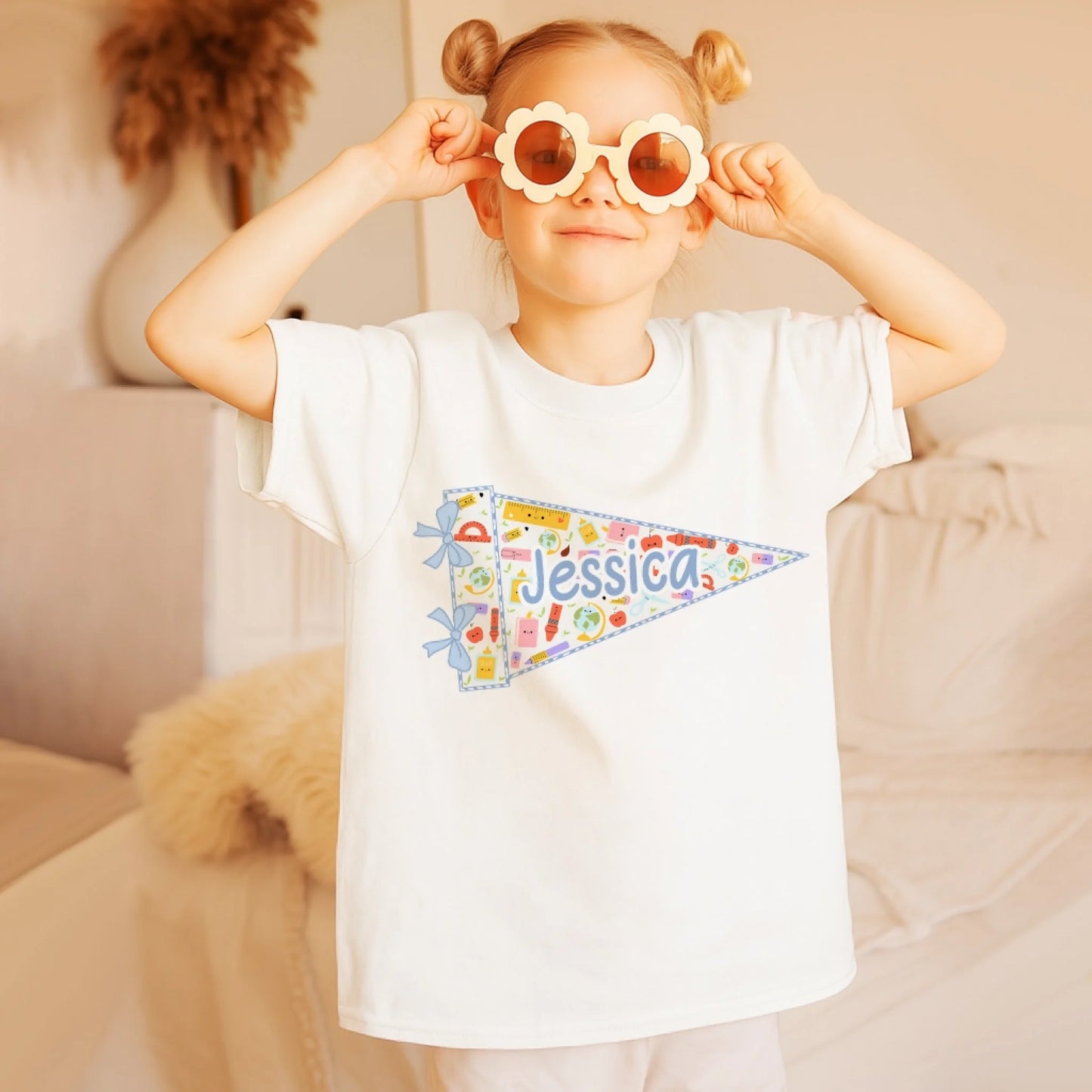 Back To School Shirt For Boy & Girl - Custom Name, Custom Choo