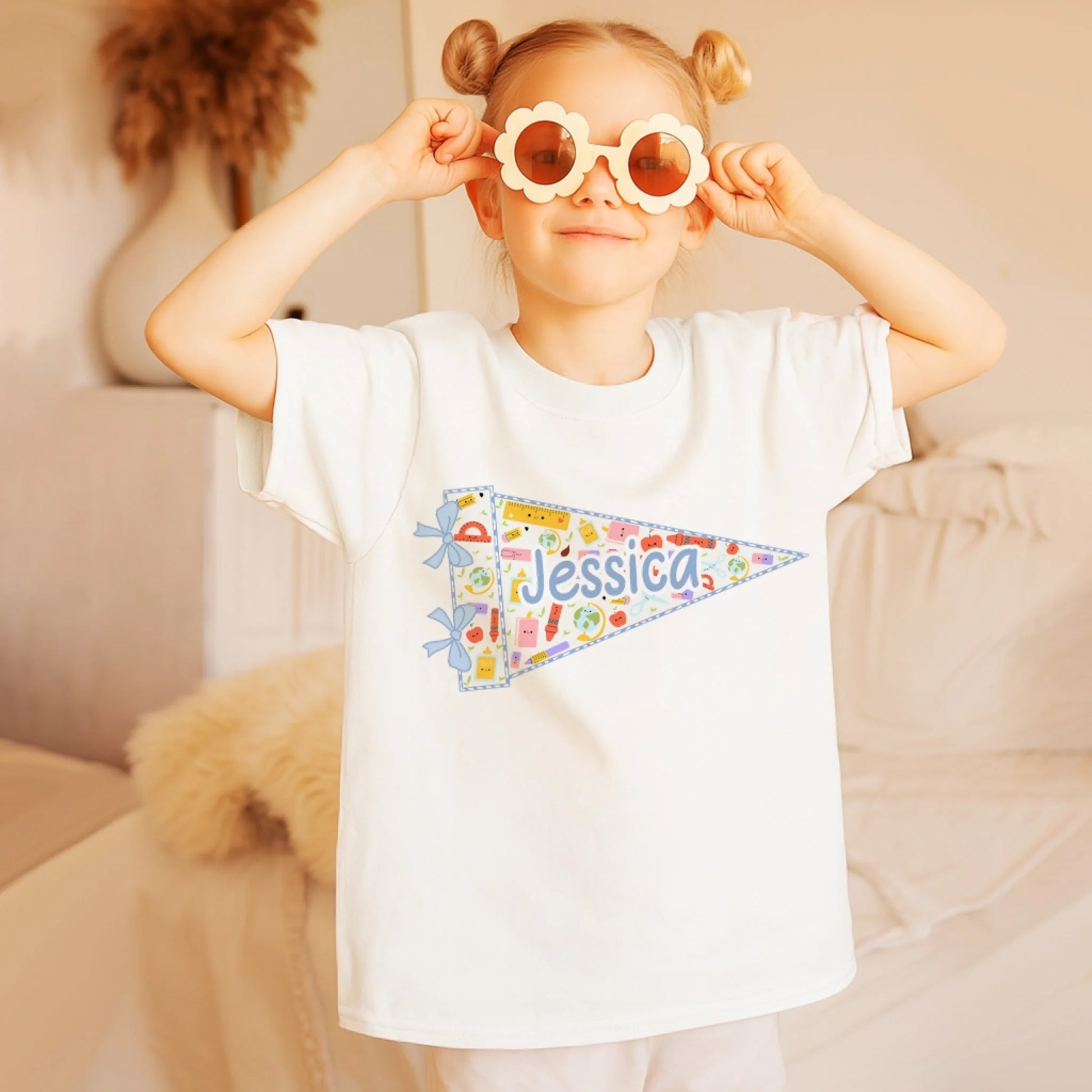 Back To School Shirt For Boy & Girl - Custom Name, Custom Choo