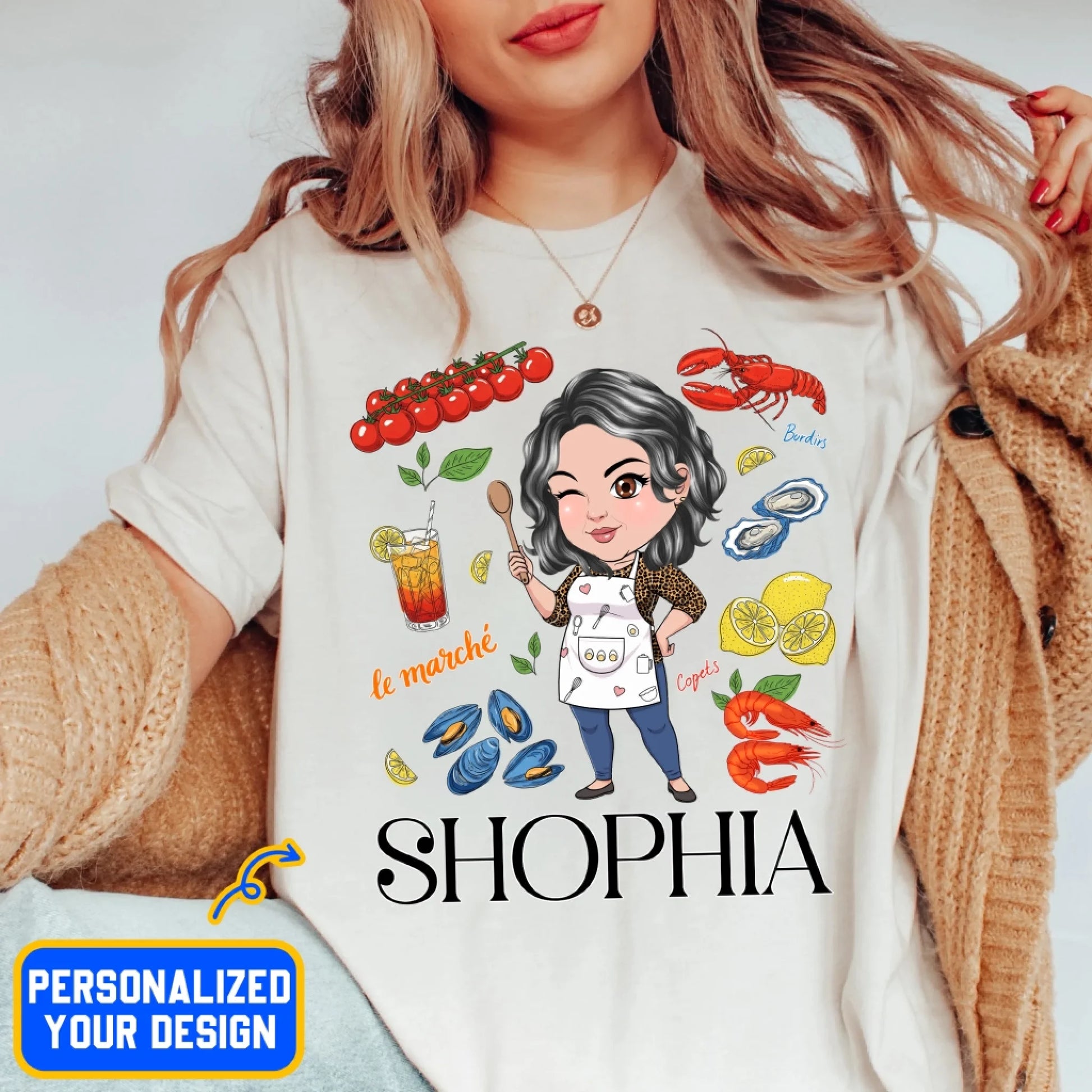 Best Chef In The House, Personalized Food T-shirt, Custom Choo