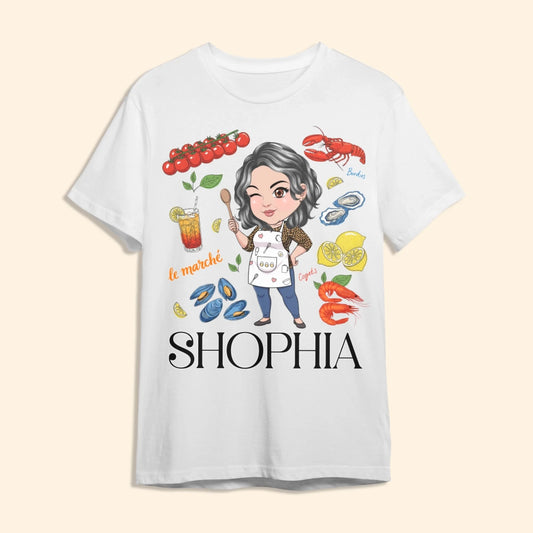 Best Chef In The House, Personalized Food T-shirt, Custom Choo