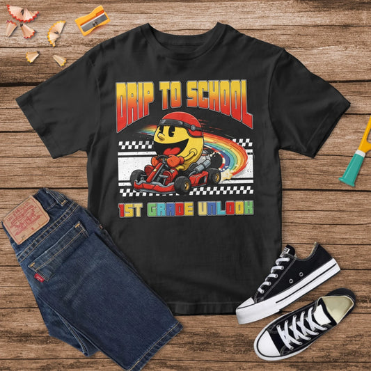 Drip To School, Grade Unlock - Custom Grade Shirt, Custom Choo
