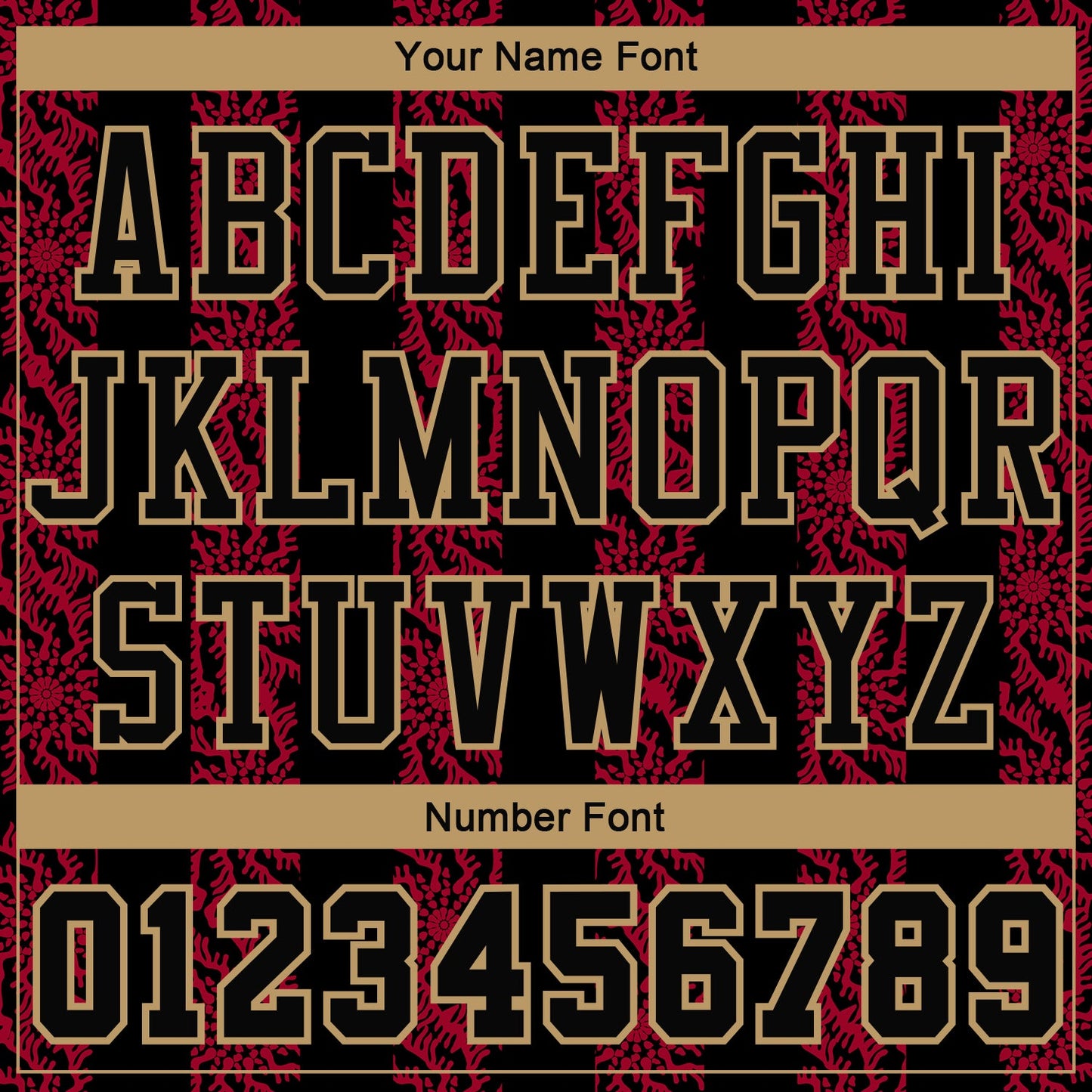 Custom Red Black-Old Gold Round Neck Sublimation Basketball Uniform Jersey