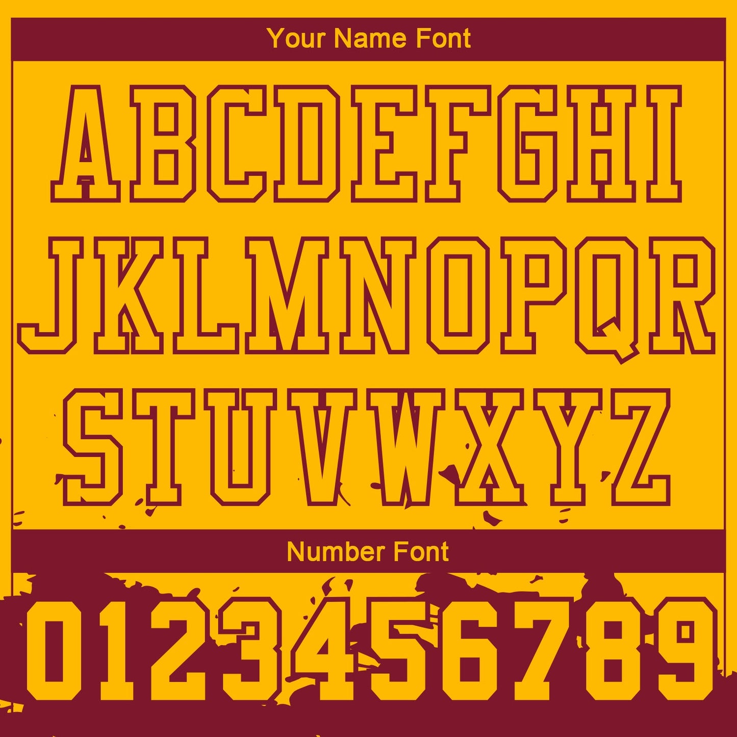 Custom Yellow Maroon Color Splash Round Neck Sublimation Basketball Uniform Jersey