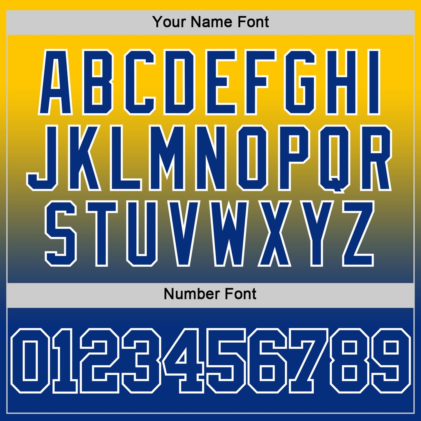 Custom Yellow Royal-White Fade Fashion Round Neck Sublimation Basketball Set Jersey