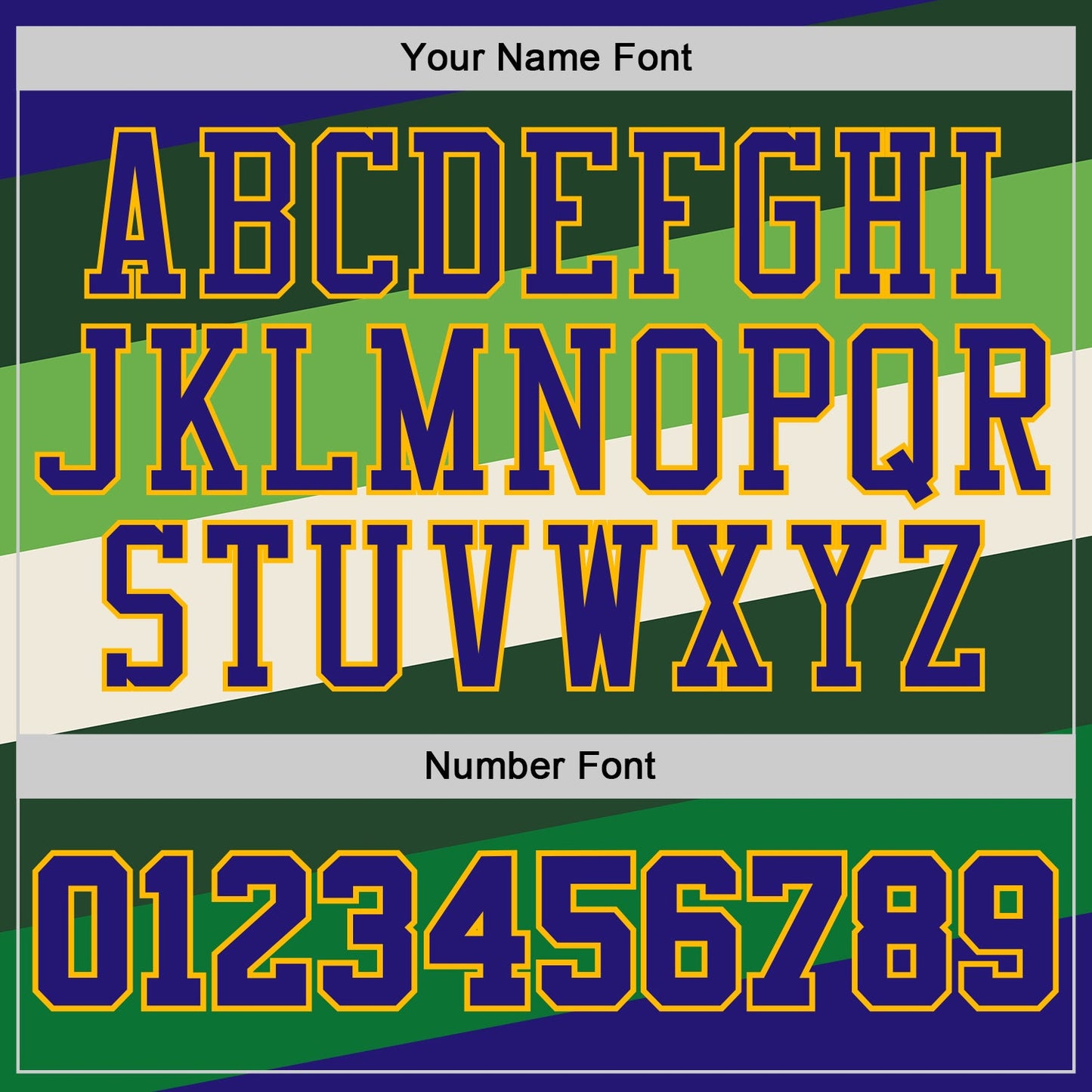 Custom Dark Purple Green-Gold Geometric Stripe Round Neck Sublimation Basketball Uniform Jersey