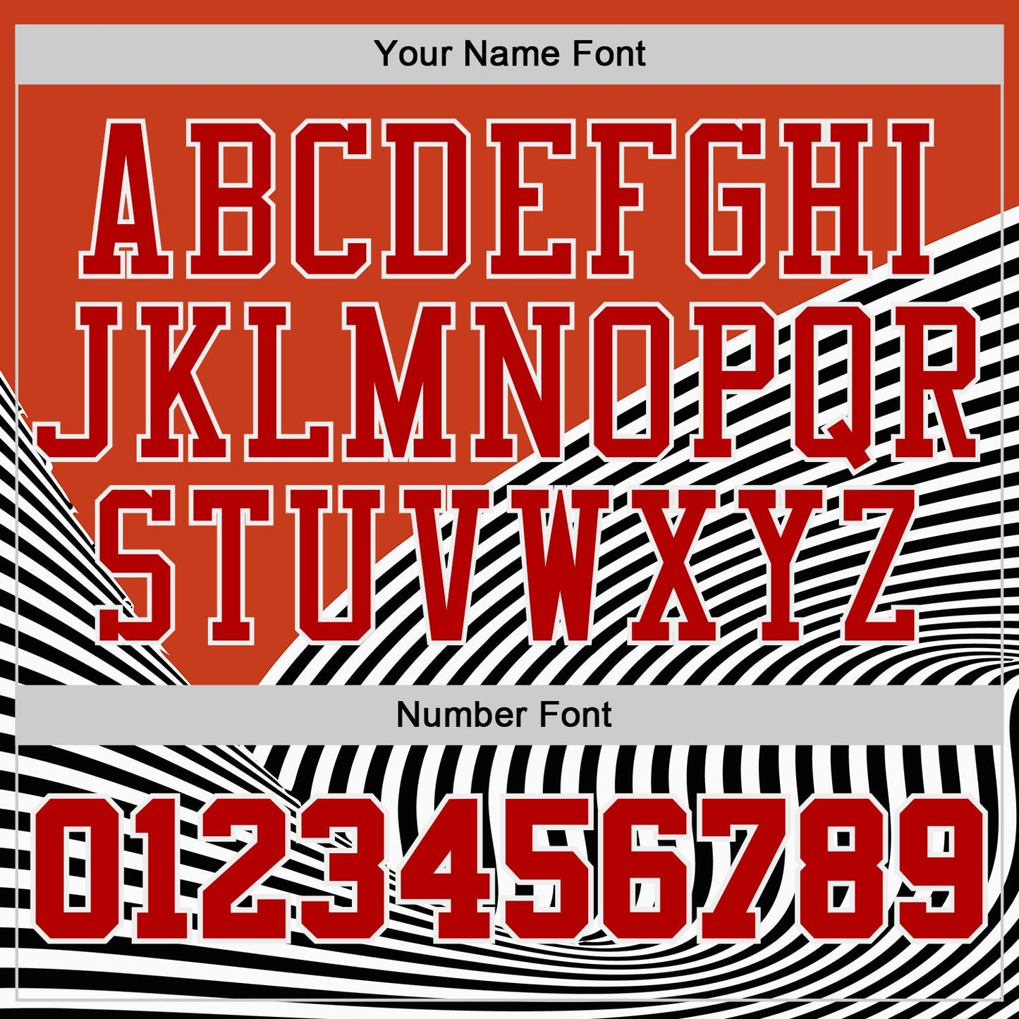 Custom Orange Red Black White-Gold Wave Stripe Round Neck Sublimation Basketball Uniform Jersey