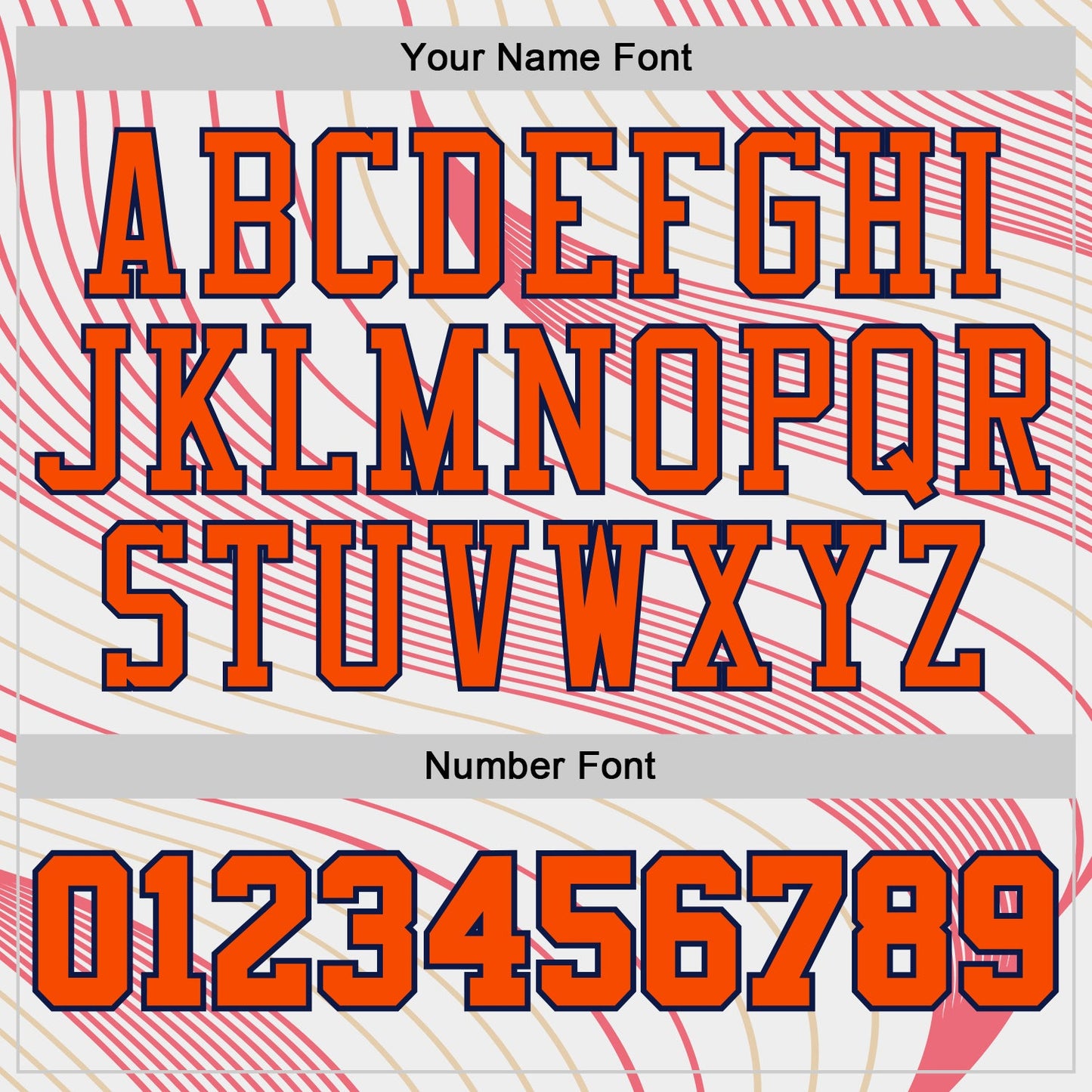 Custom White Orange Neon Pink Old Gold-Navy Wave Stripe Round Neck Sublimation Basketball Uniform Jersey
