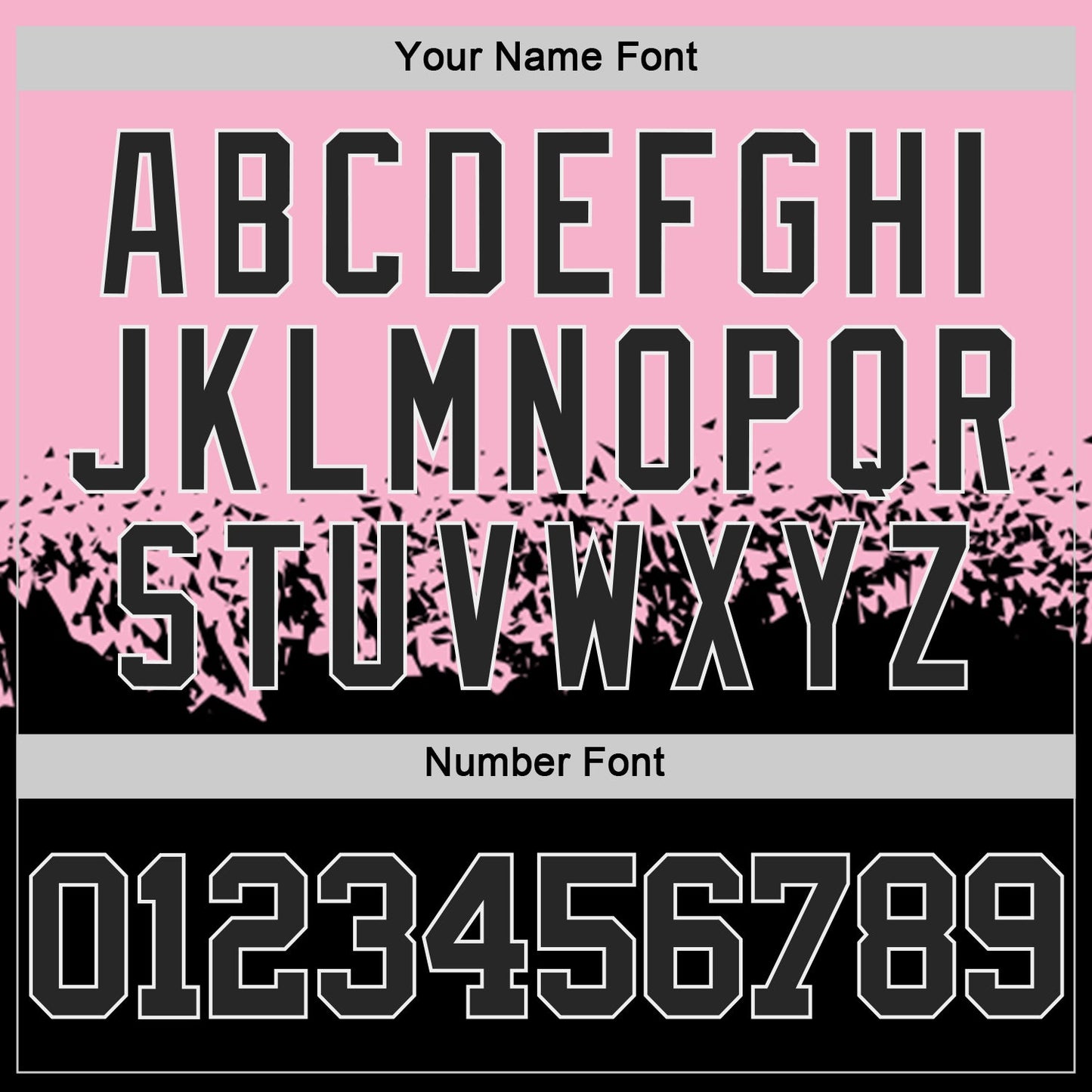 Custom Light Pink Black-White Shattered Geometric Side Panel Stripe Round Neck Sublimation Basketball Set Jersey