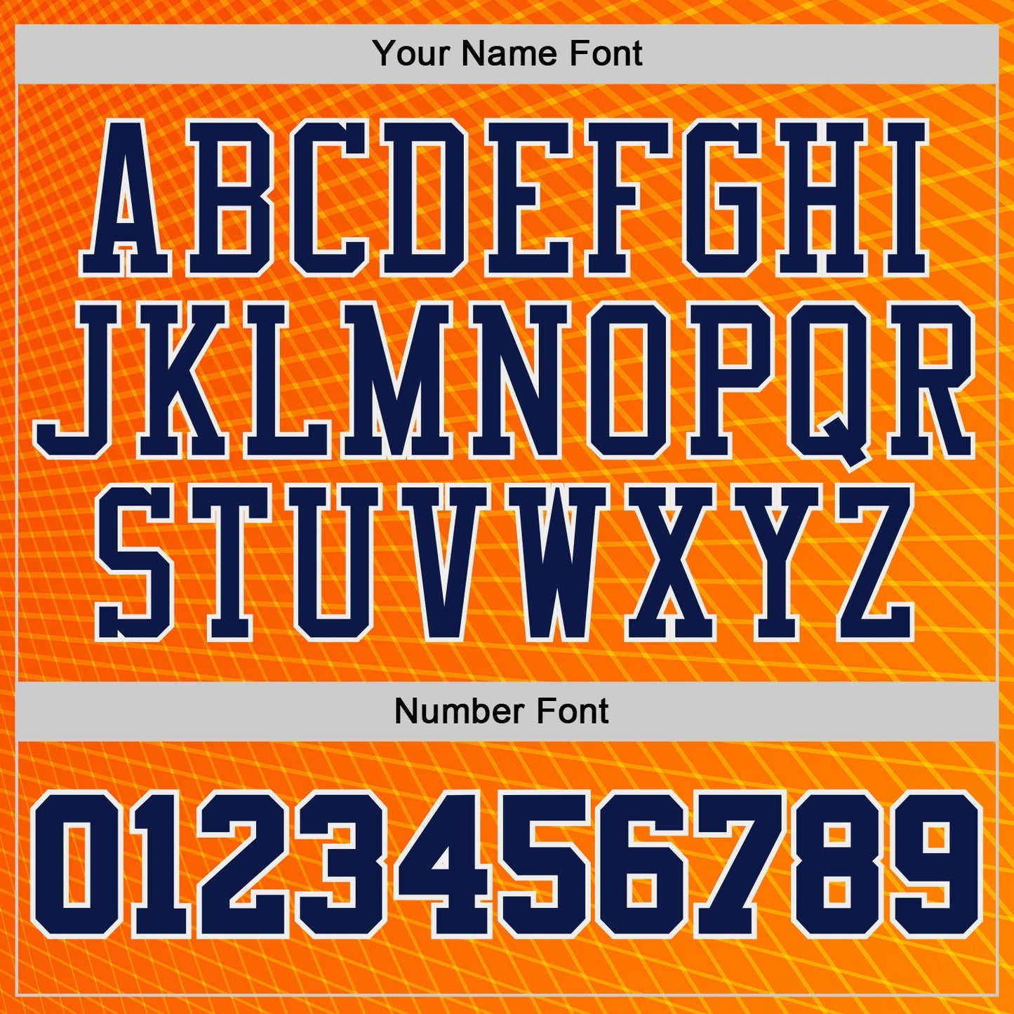 Custom Orange Navy White-Gold Diamond Grid Gradient Round Neck Sublimation Basketball Uniform Jersey