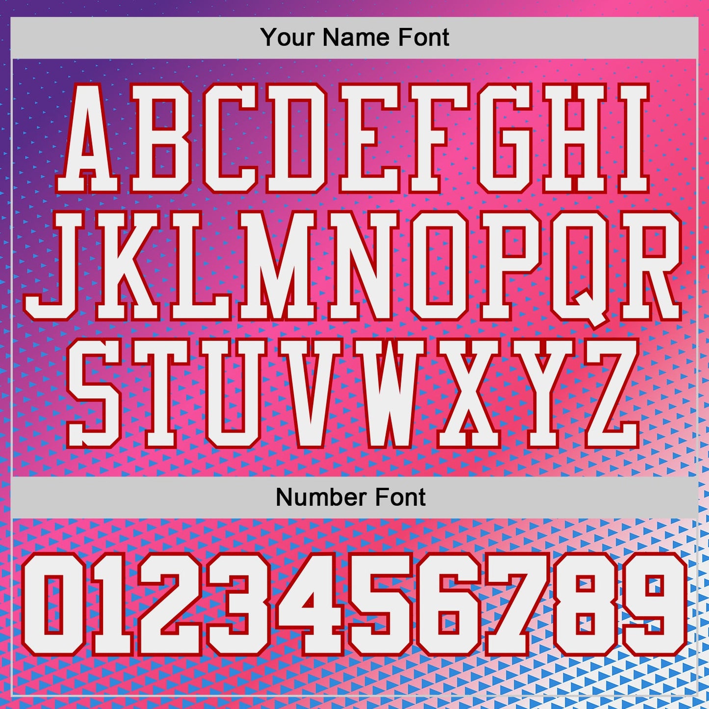 Custom Pink White Red Purple-Gold Triangle Dot Gradient Round Neck Sublimation Basketball Uniform Jersey