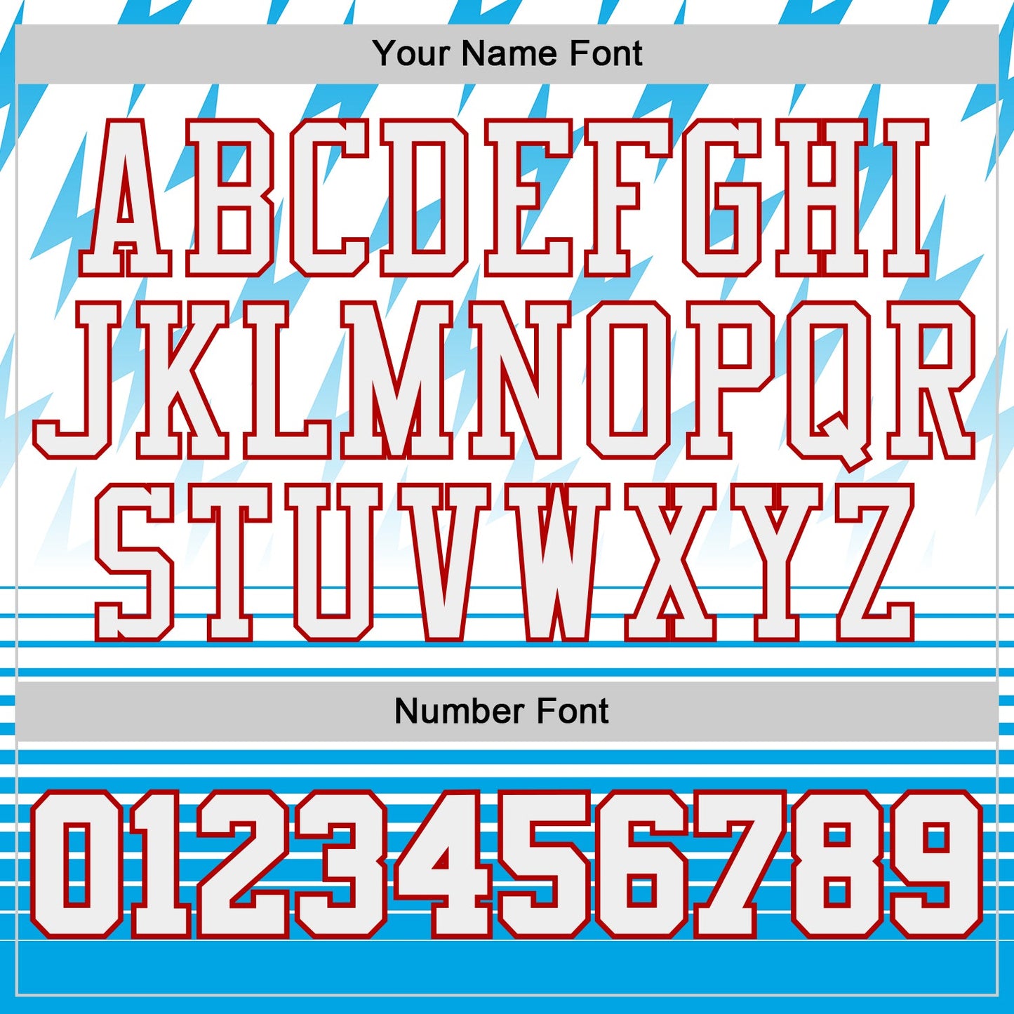 Custom White Blue-Red Lightning Stripe Round Neck Sublimation Basketball Uniform Jersey