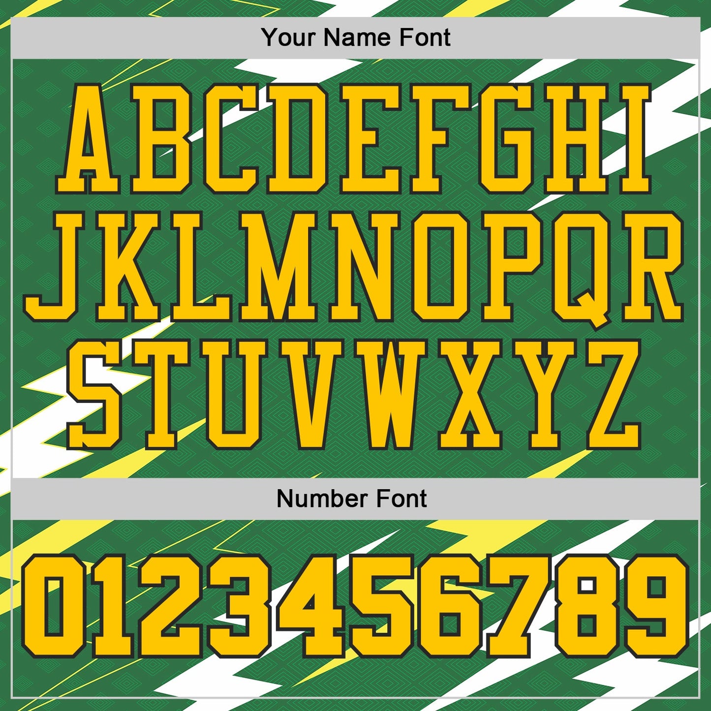 Custom Green Yellow-Black Abstract Lightning Round Neck Sublimation Basketball Uniform Jersey