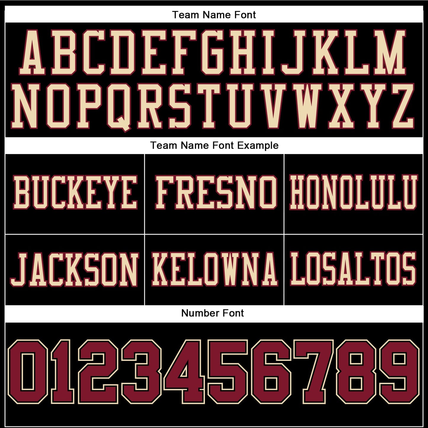 Custom Black Crimson-City Cream Authentic Football Jersey