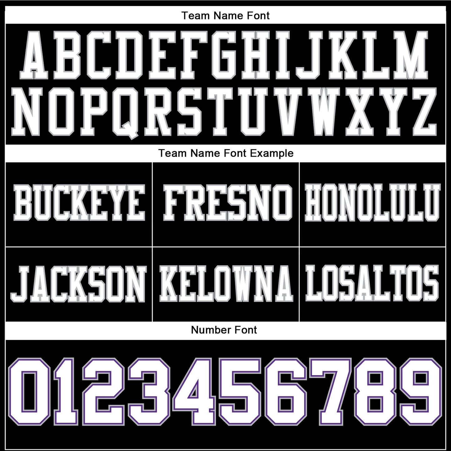 Custom Black White Purple-Gray Authentic Football Jersey