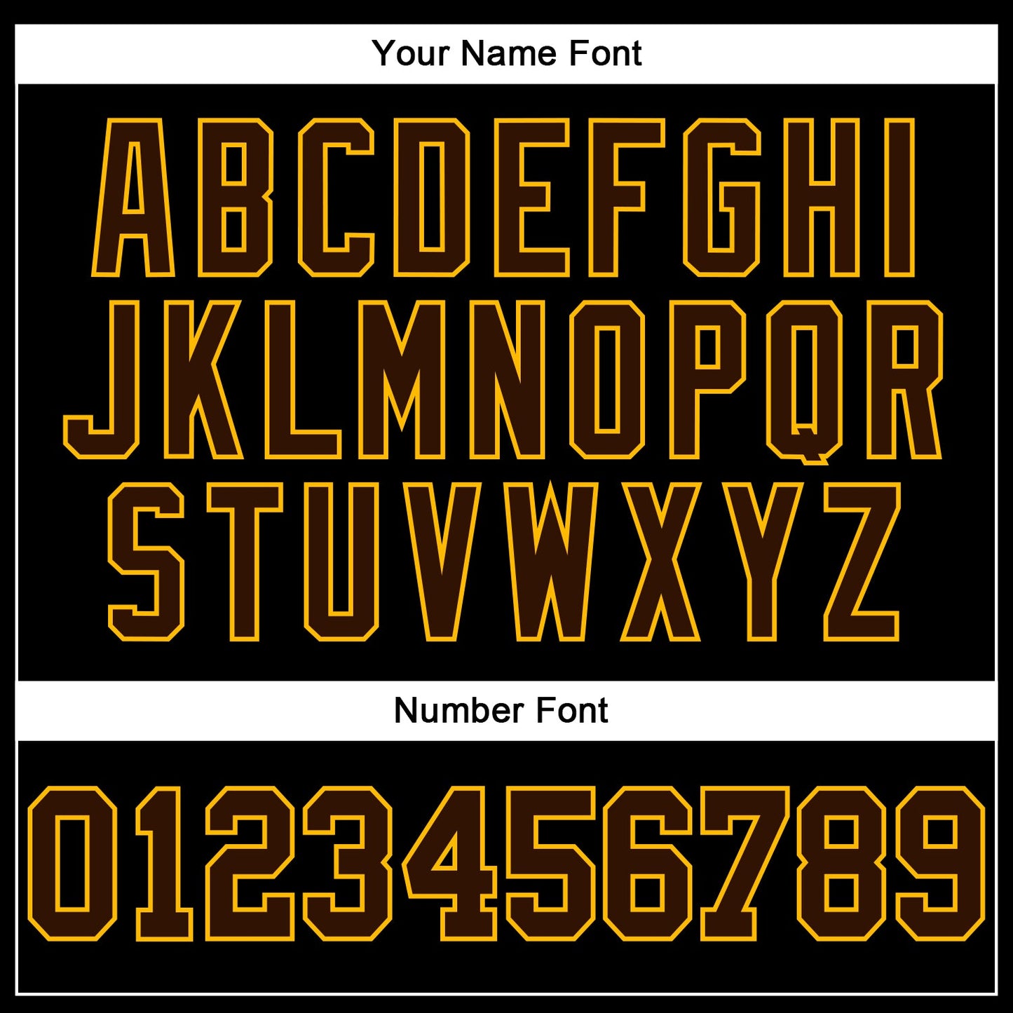 Custom Brown Gold-Black Authentic Football Jersey