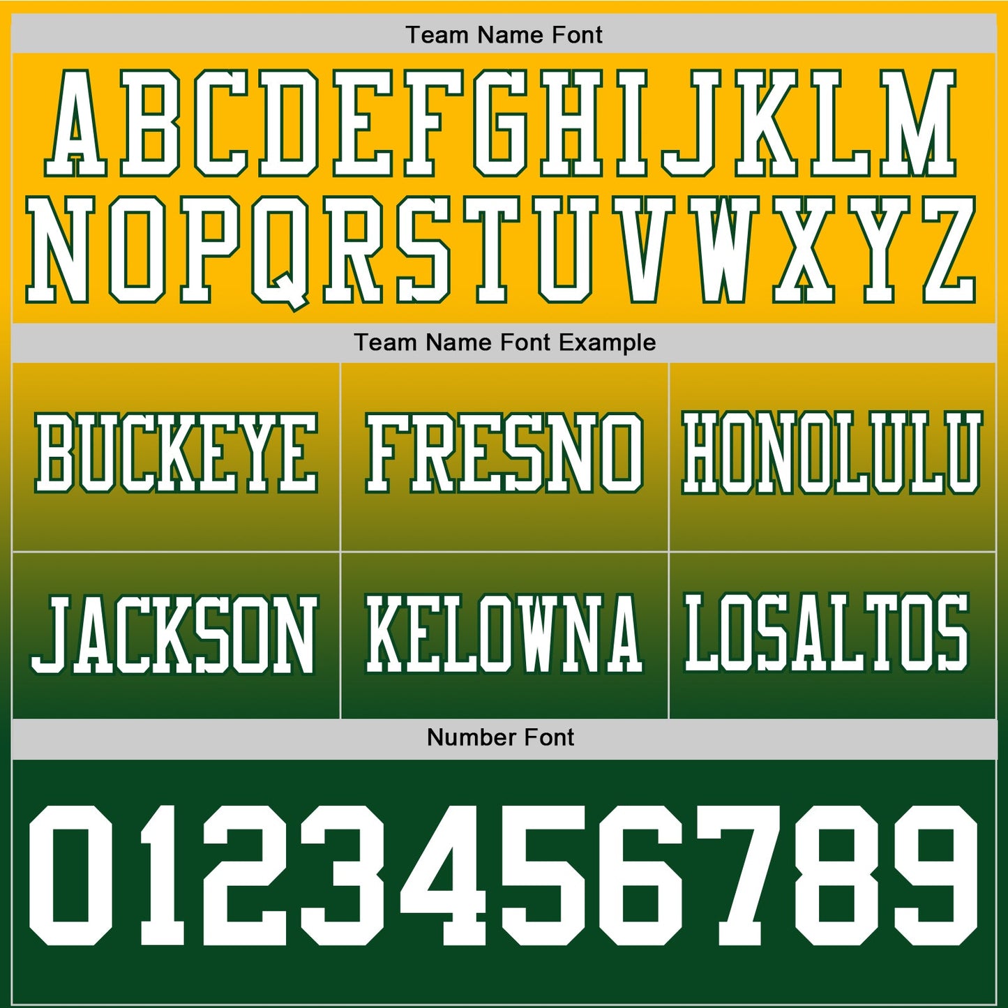 Custom Gold White-Green Authentic Fade Fashion Football Jersey