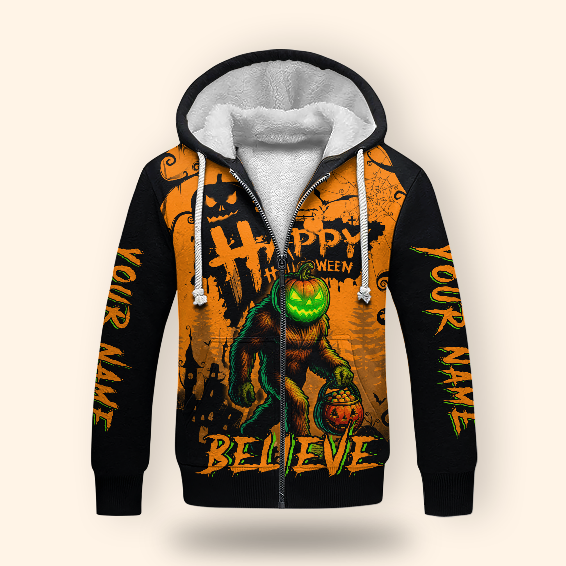 Personalized Sasquatch Pumpkin Head shirt, Custom Choo