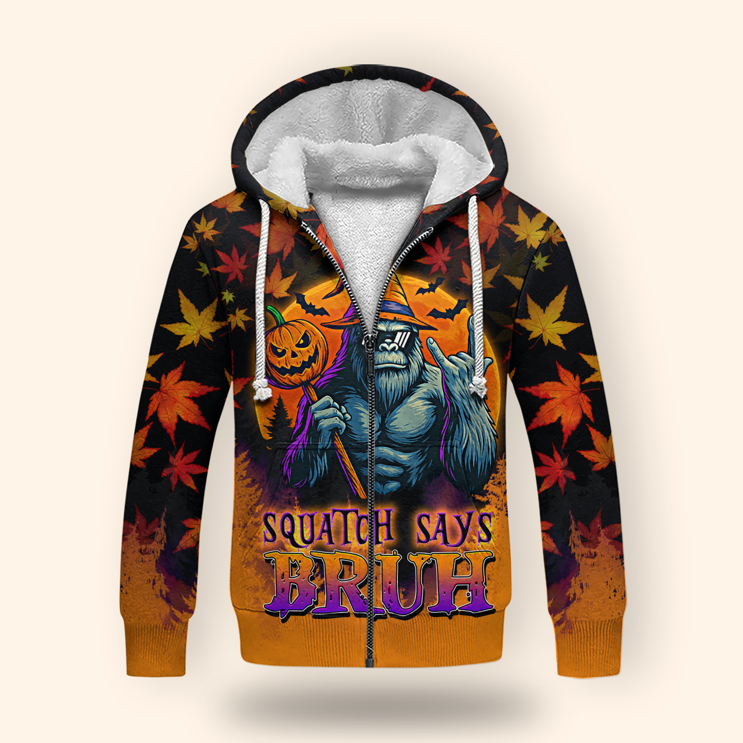 Bigfoot Witch Halloween Pumpkin shirt, Custom Choo