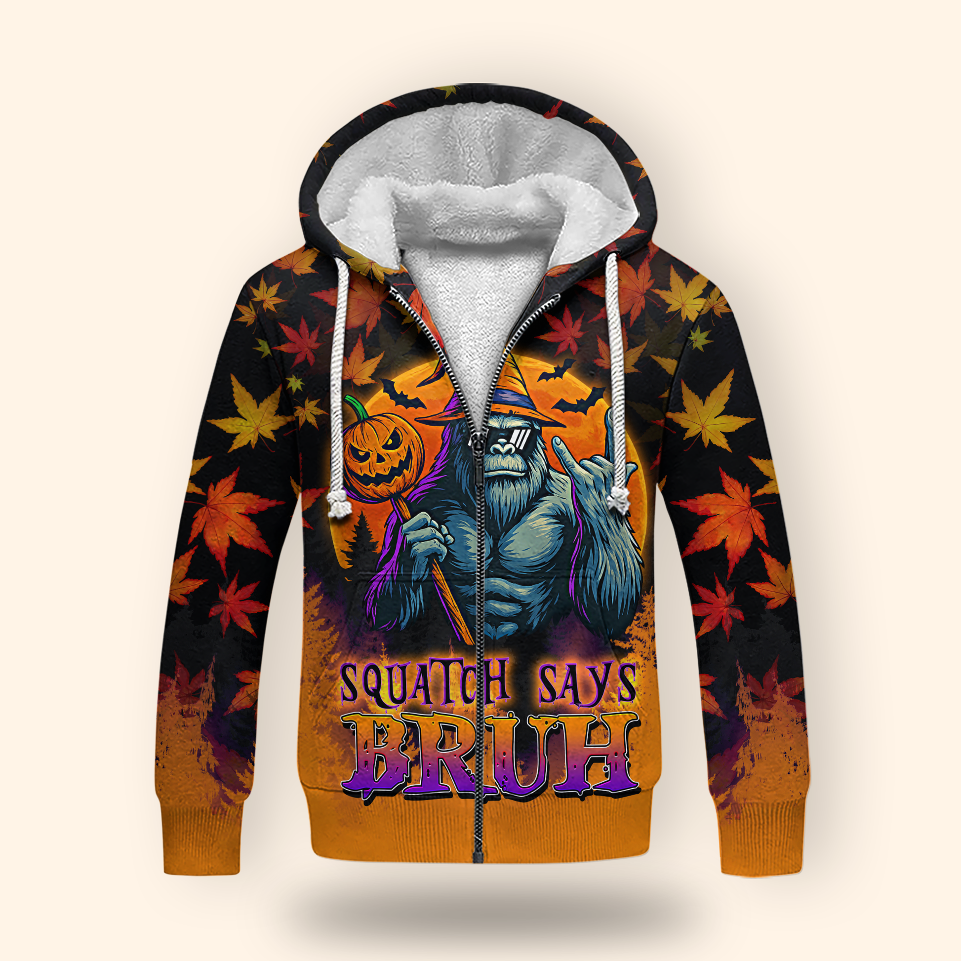 Bigfoot Witch Halloween Pumpkin shirt, Custom Choo