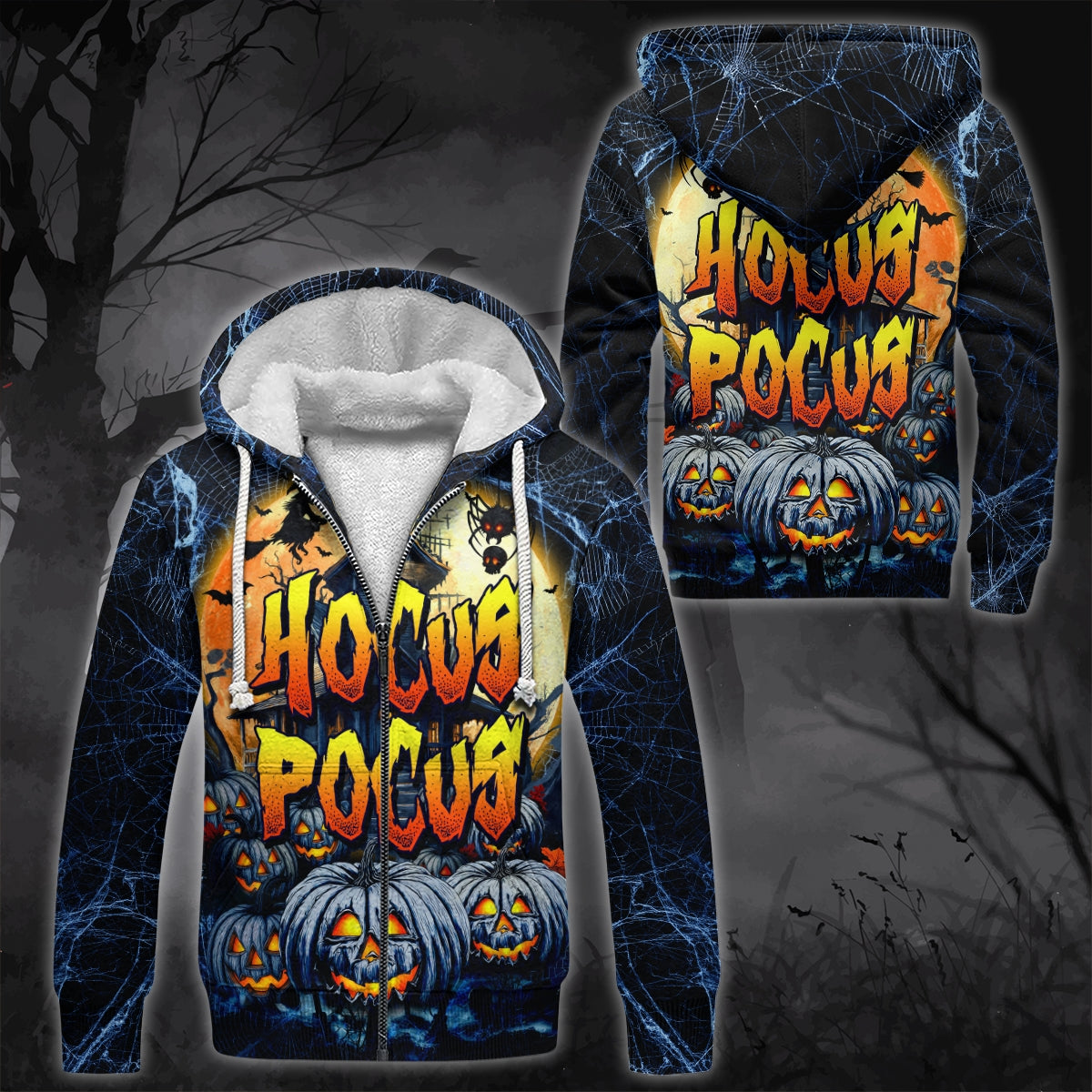 Hocus Pocus Halloween Shirt – Spooky Pumpkins & Haunted House Design